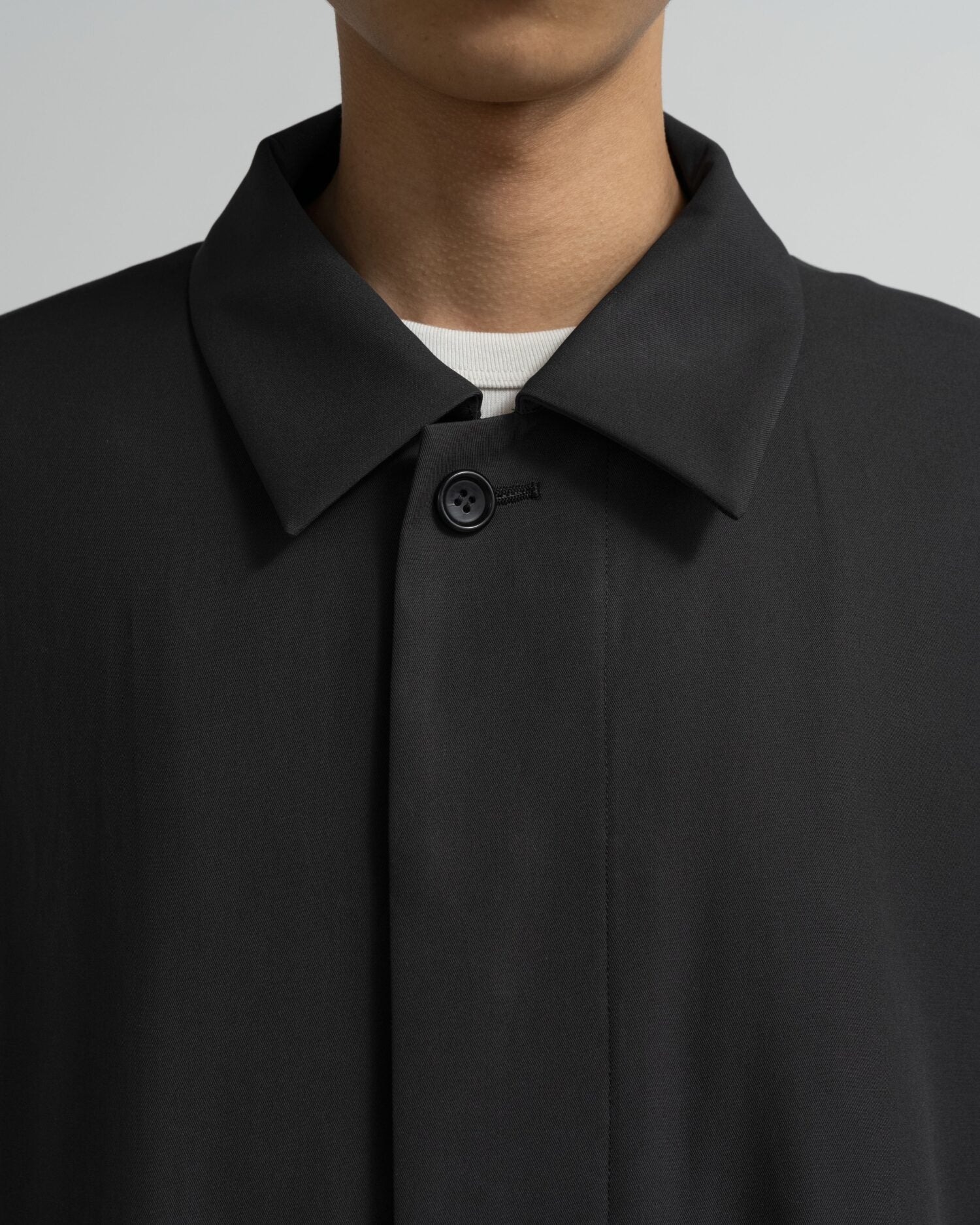 High Twist Gabardine Wide Coat