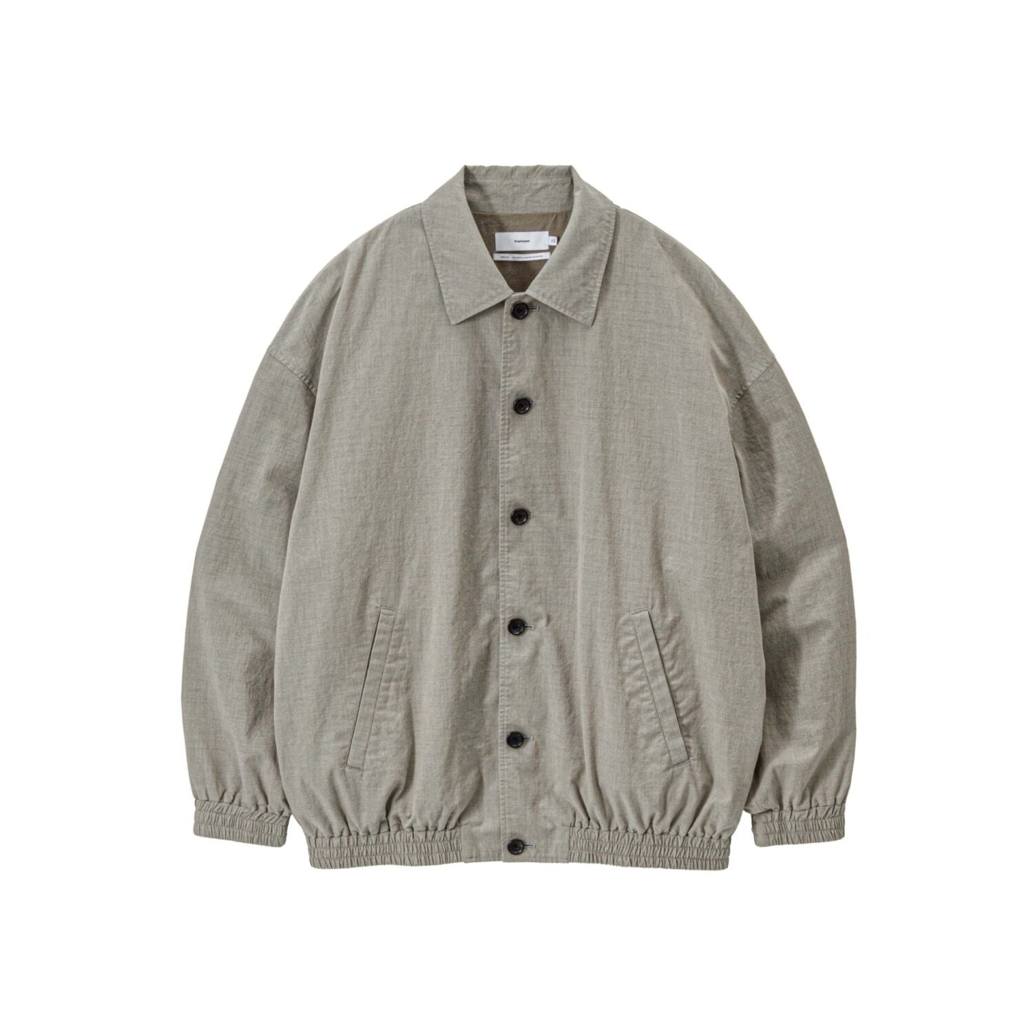 Cotton Wool Poplin Oversized Blouson