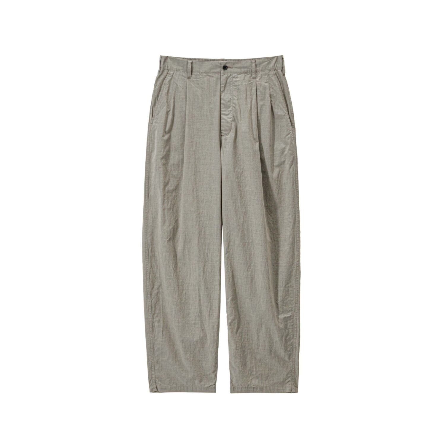 Cotton Wool Poplin Oversized Slacks