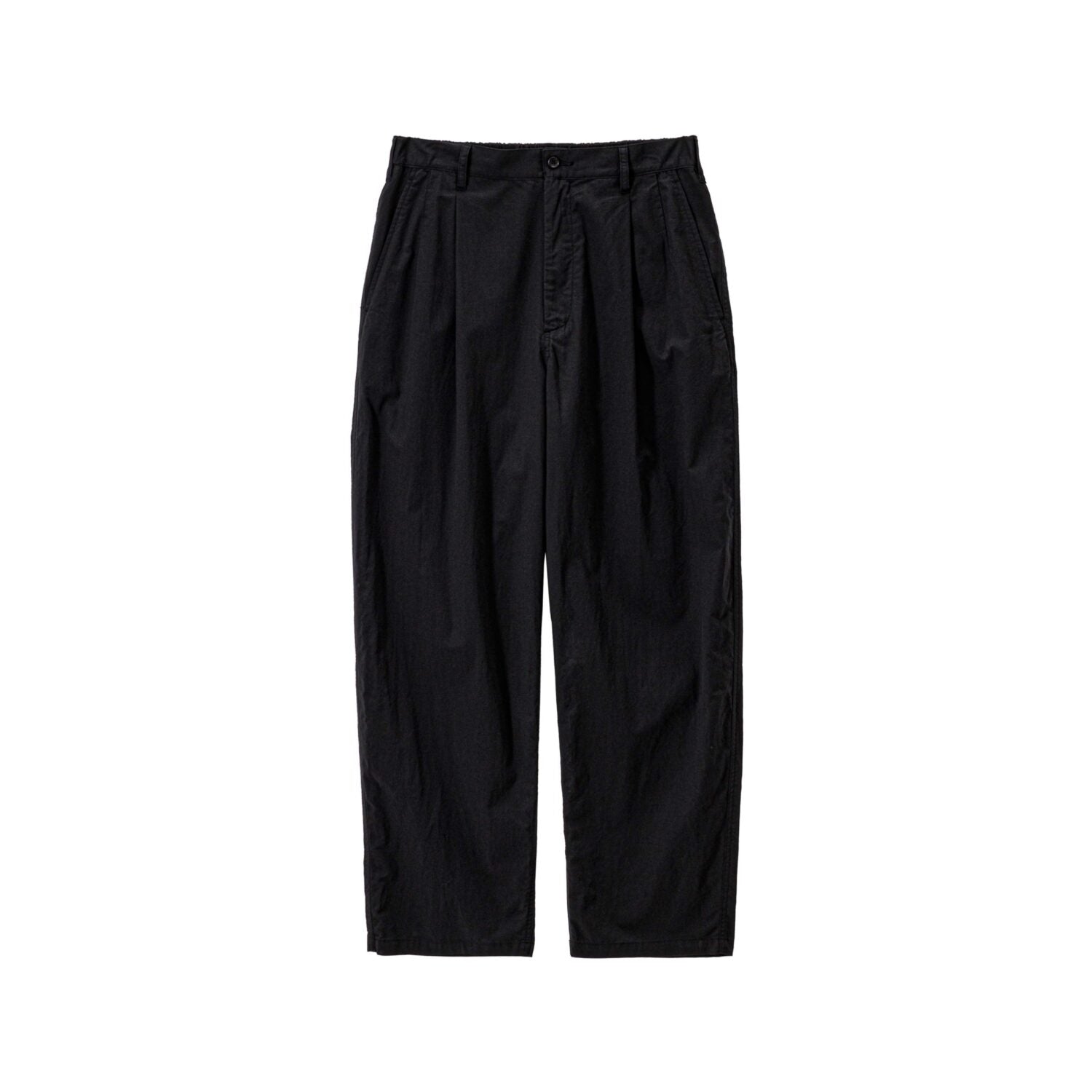 Cotton Wool Poplin Oversized Slacks