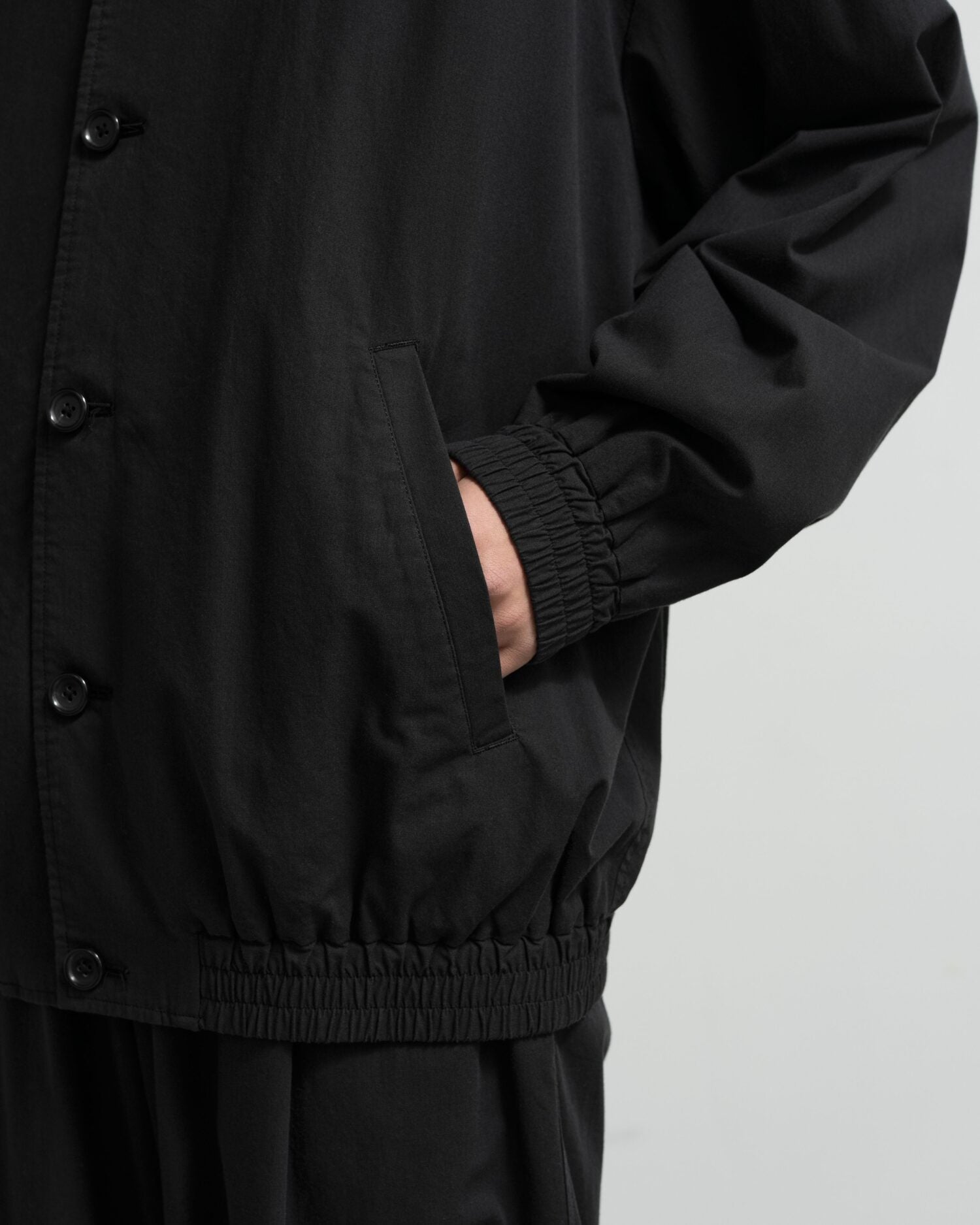 Cotton Wool Poplin Oversized Blouson