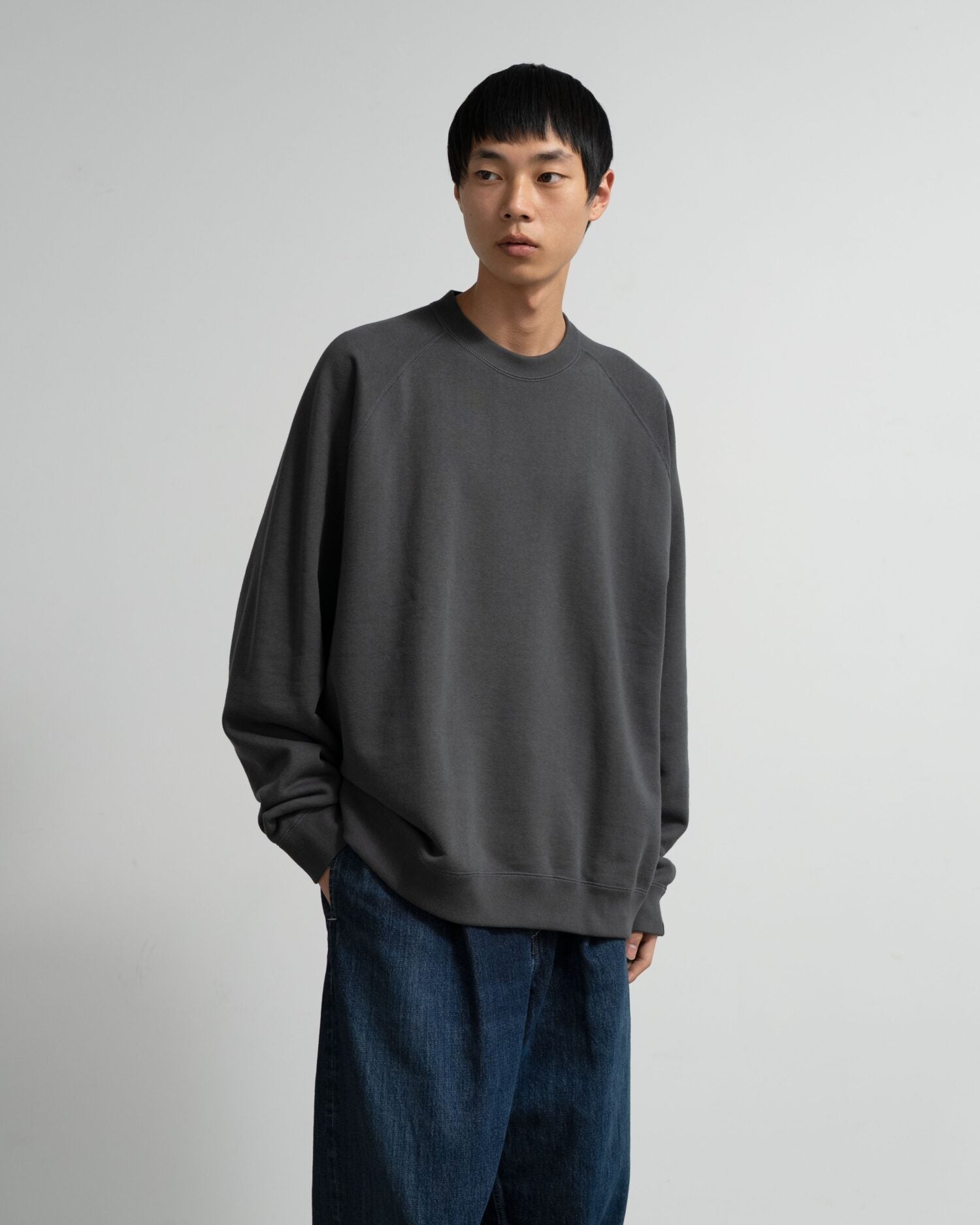 LOOPWHEELER for Graphpaper Raglan Sweat