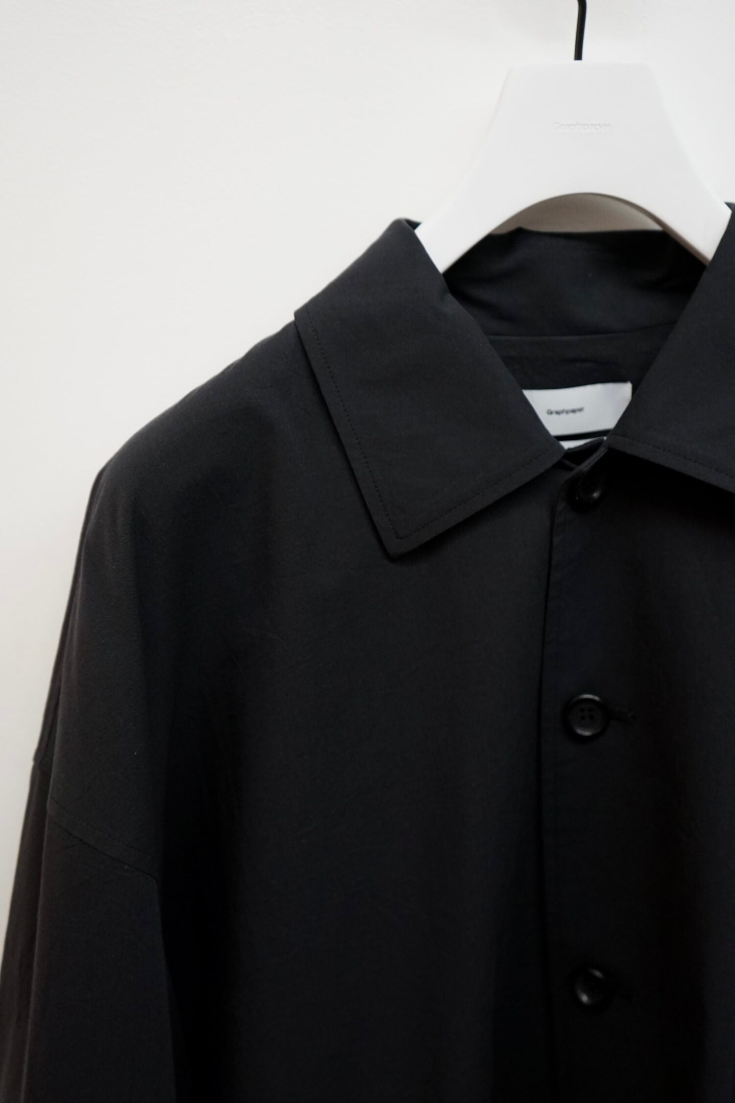 Cotton Wool Poplin Oversized Blouson