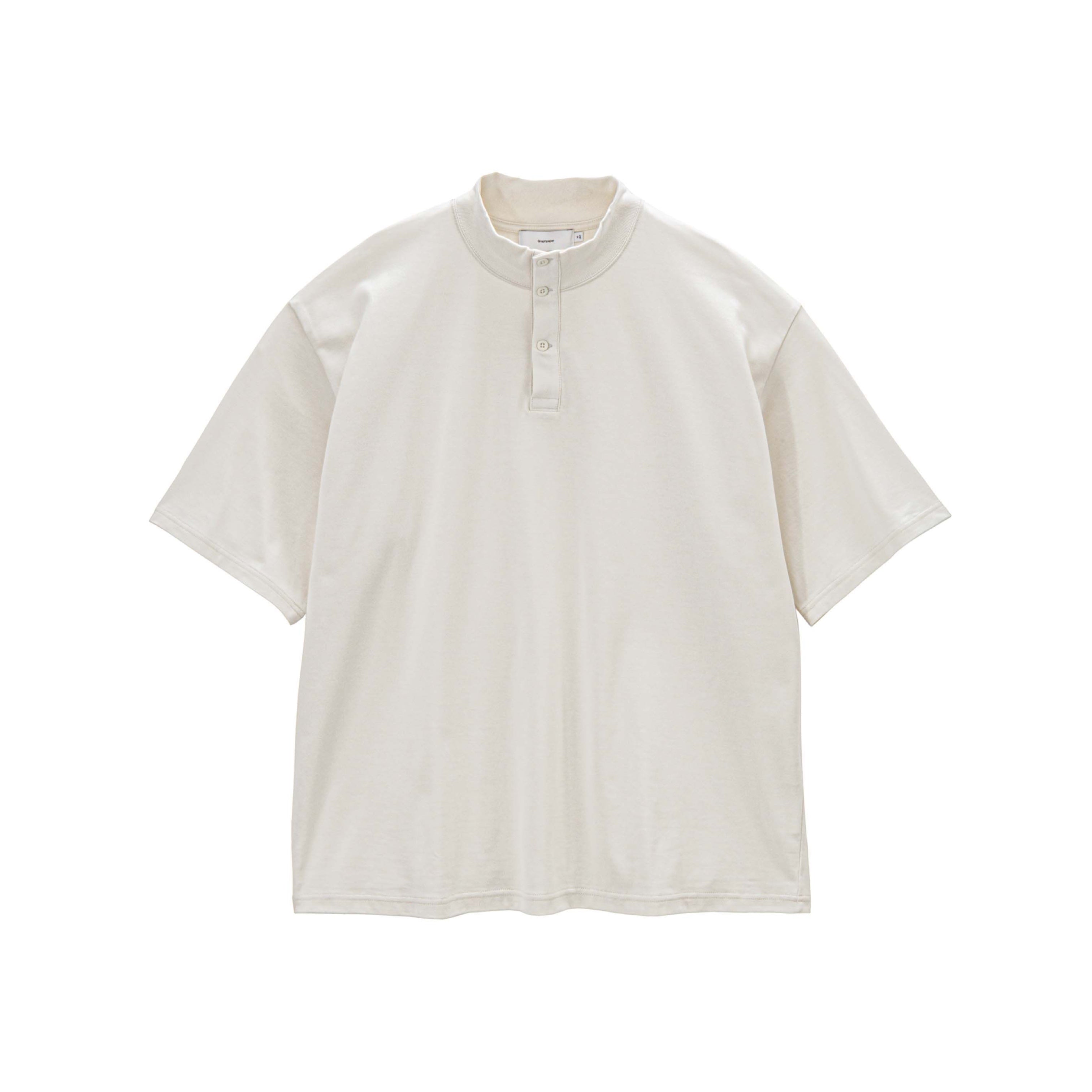 【2/28(土)発売】Tri Spun Cotton S/S Henley High Neck Tee