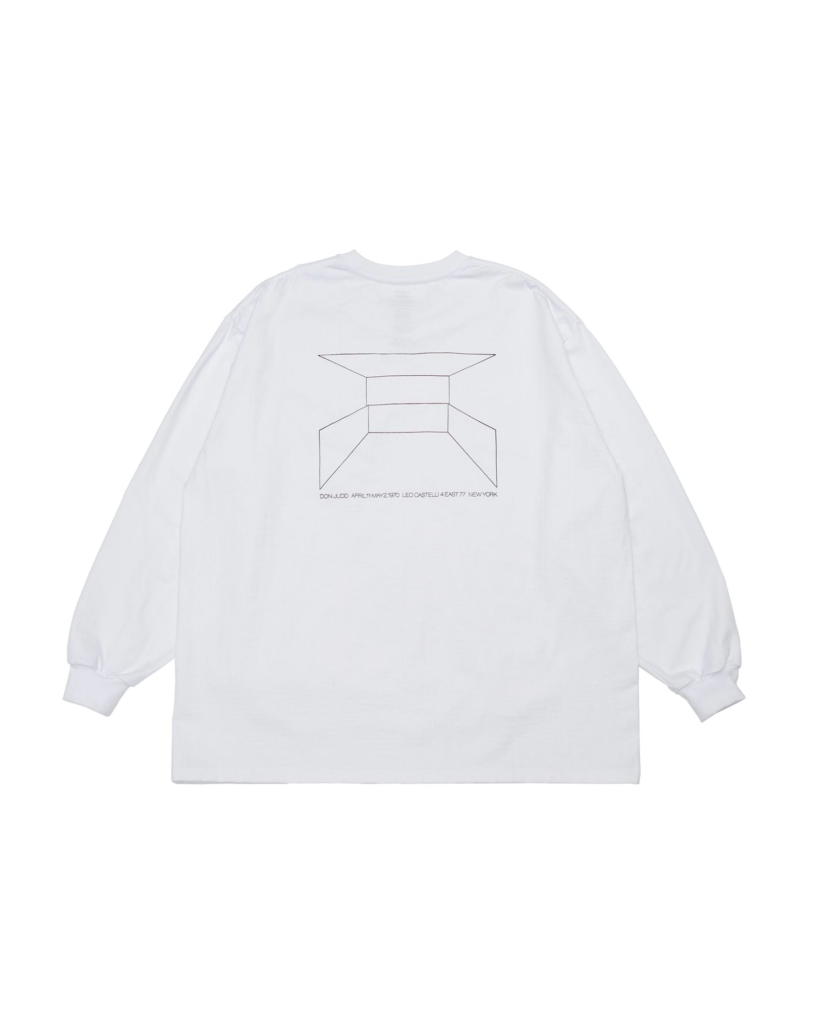 【3/14(土)発売】Donald Judd with Graphpaper L/S Crew Neck Tee