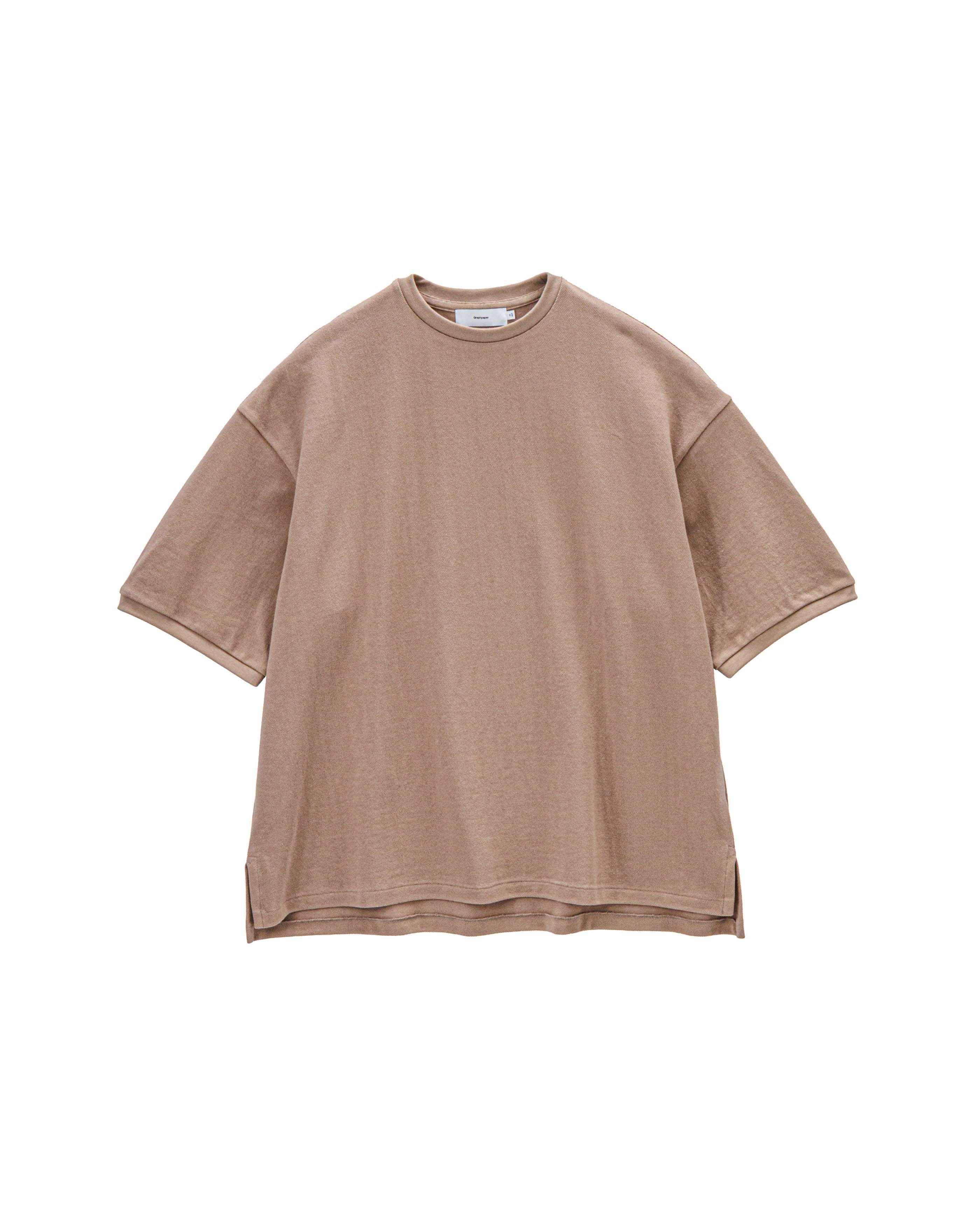 【4/11(土)発売】Cotton Pique Jersey Crew Neck Tee