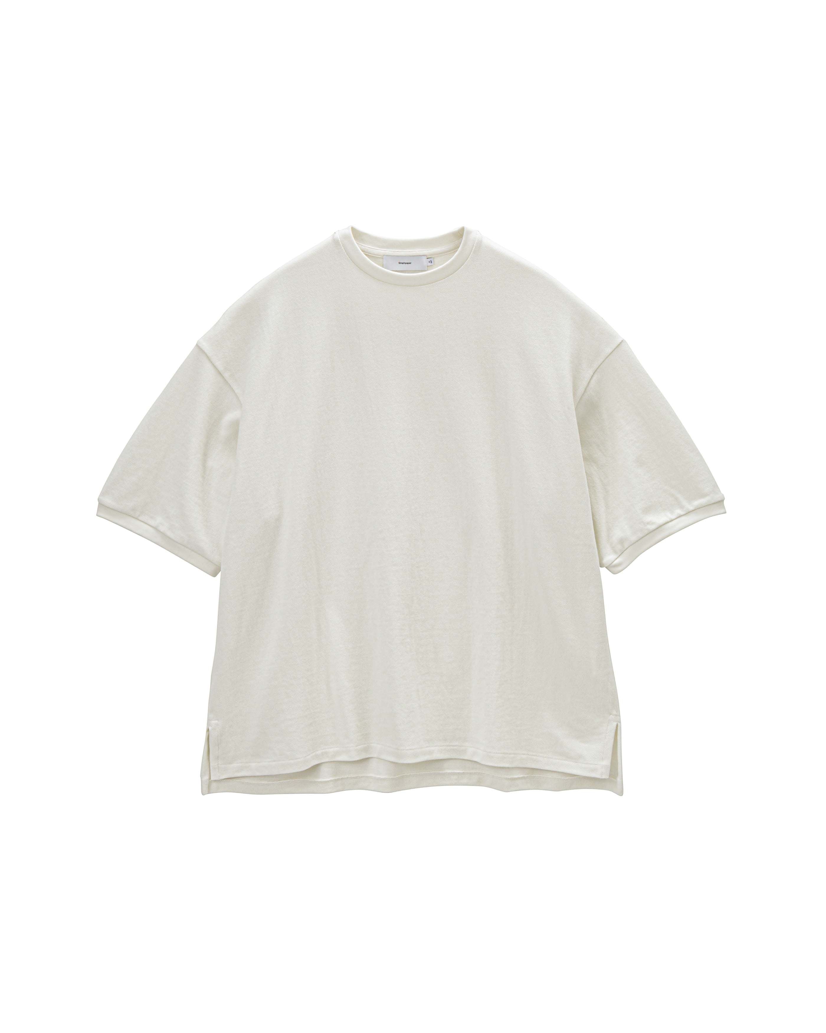 【4/11(土)発売】Cotton Pique Jersey Crew Neck Tee