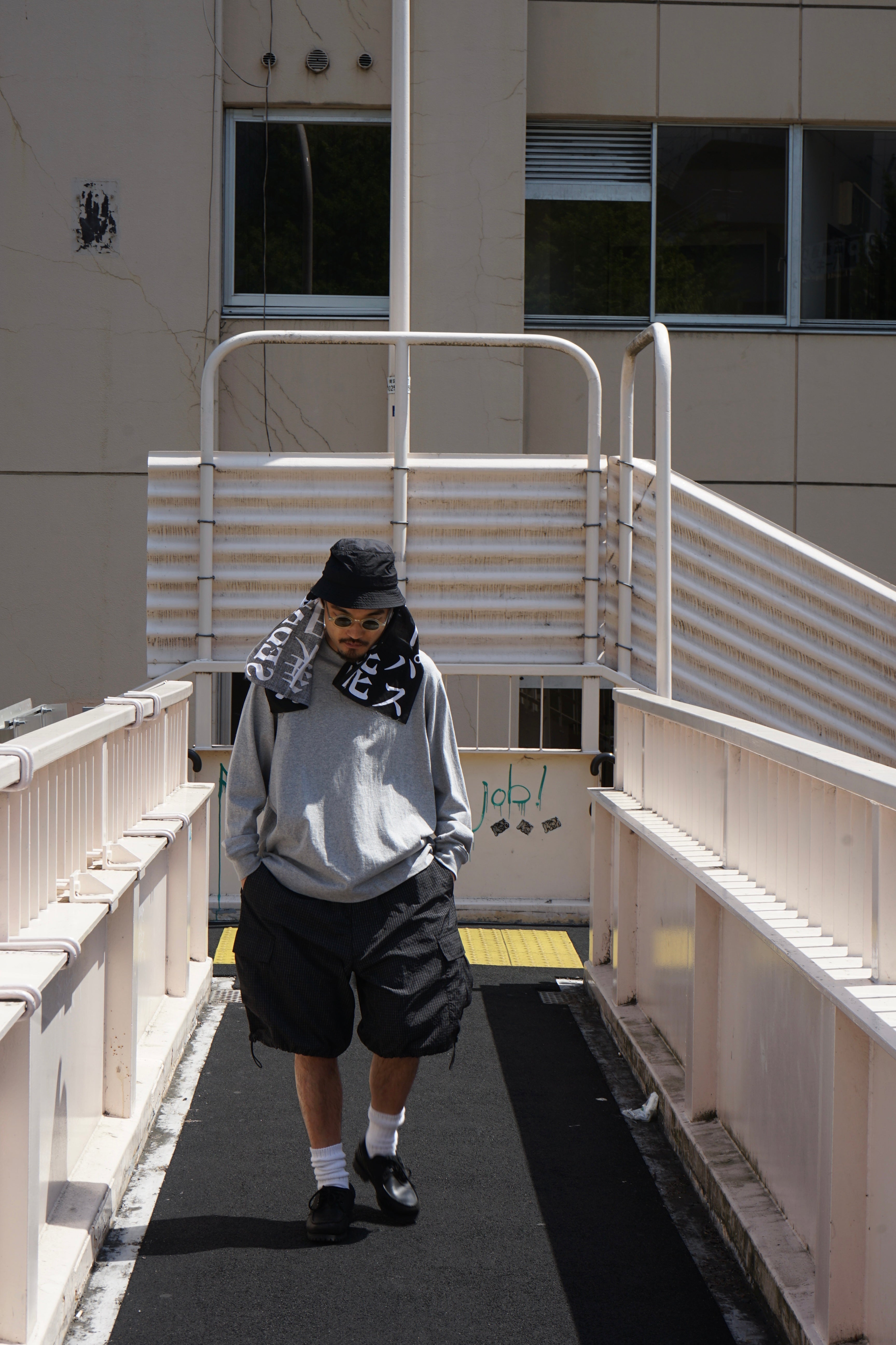 【Exclusive】est. × SEDAN ALL-PURPOSE Graph Plaid Cargo Easy Shorts