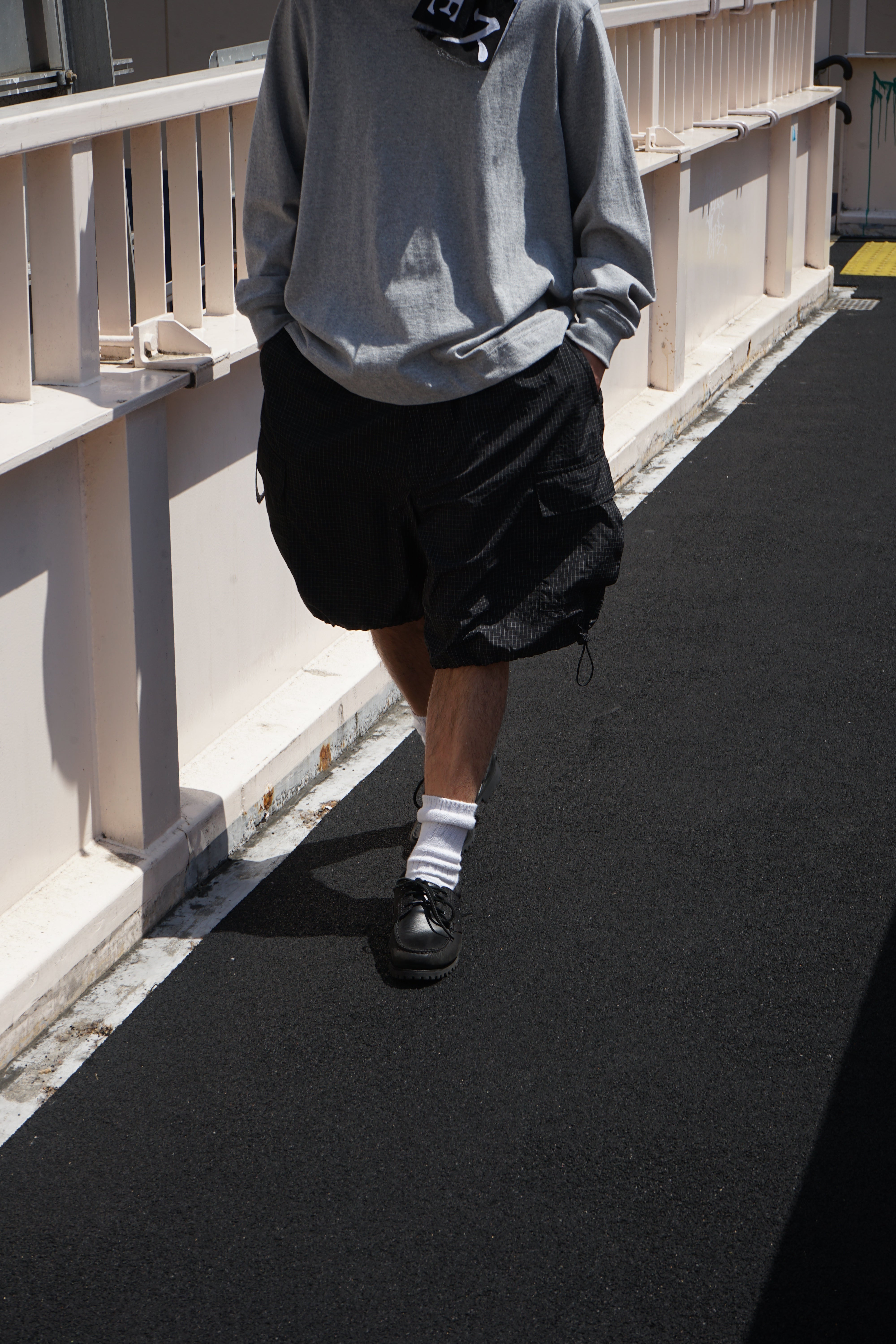 【Exclusive】est. × SEDAN ALL-PURPOSE Graph Plaid Cargo Easy Shorts