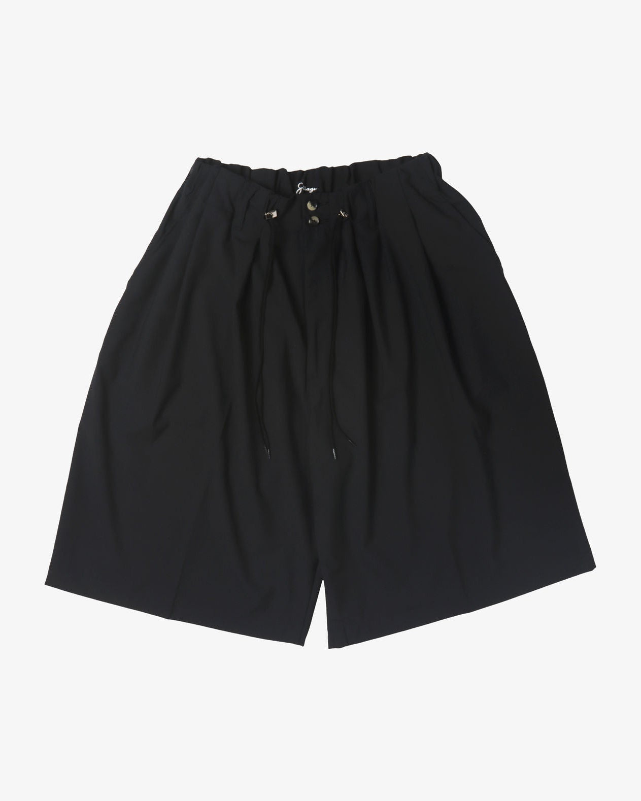 Circular short pants black