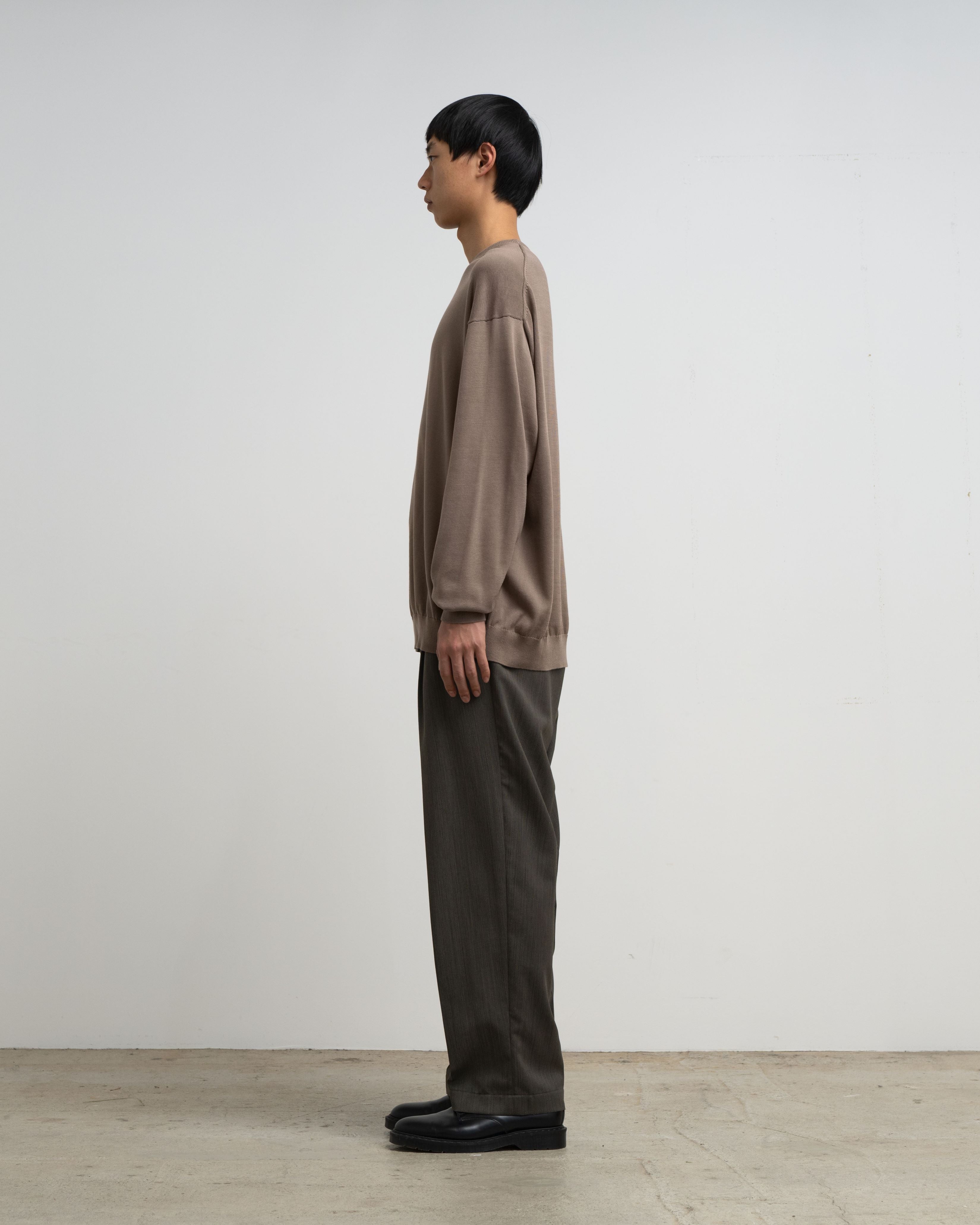 Suvin High Gauge L/S Crew Neck Knit