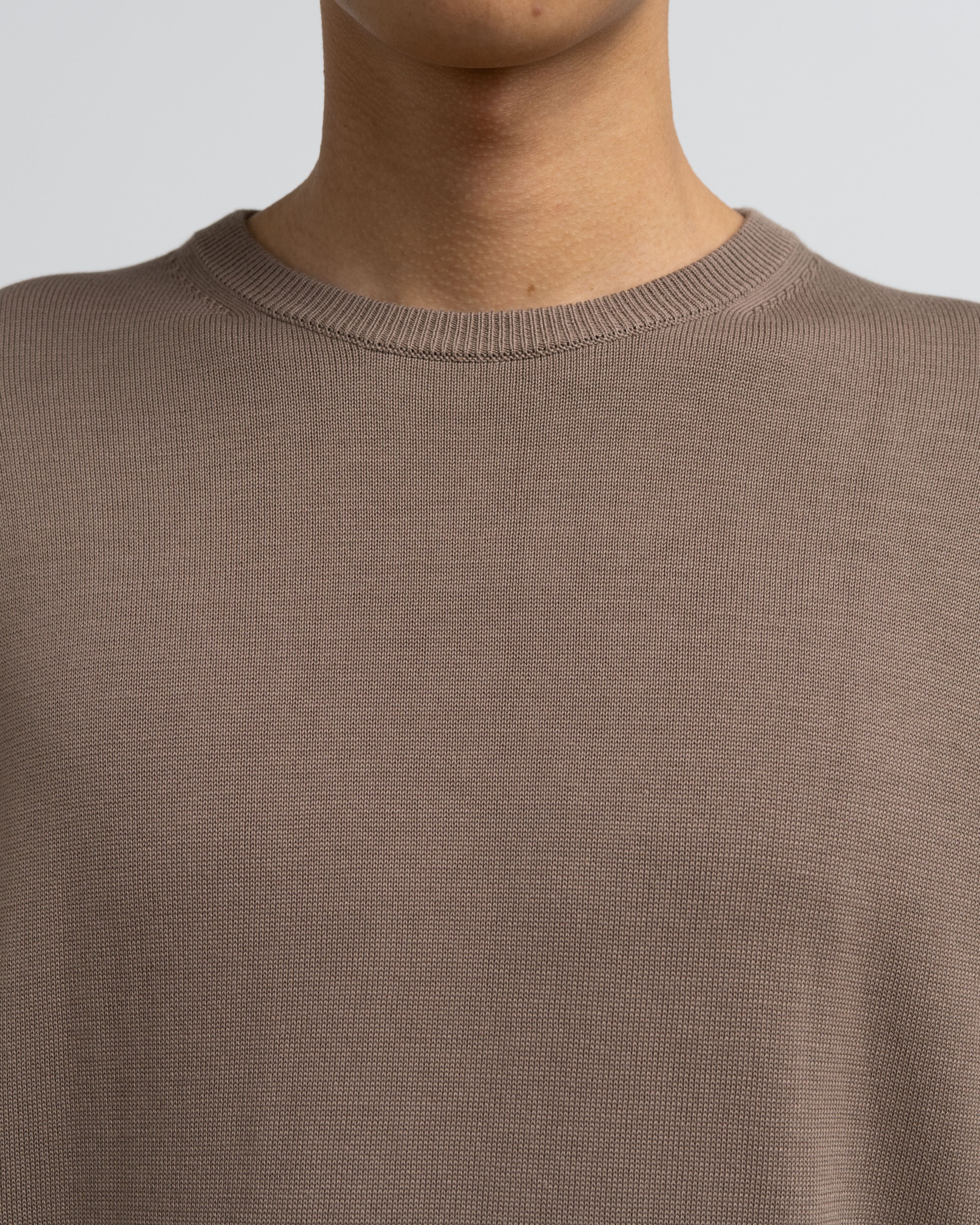 Suvin High Gauge L/S Crew Neck Knit