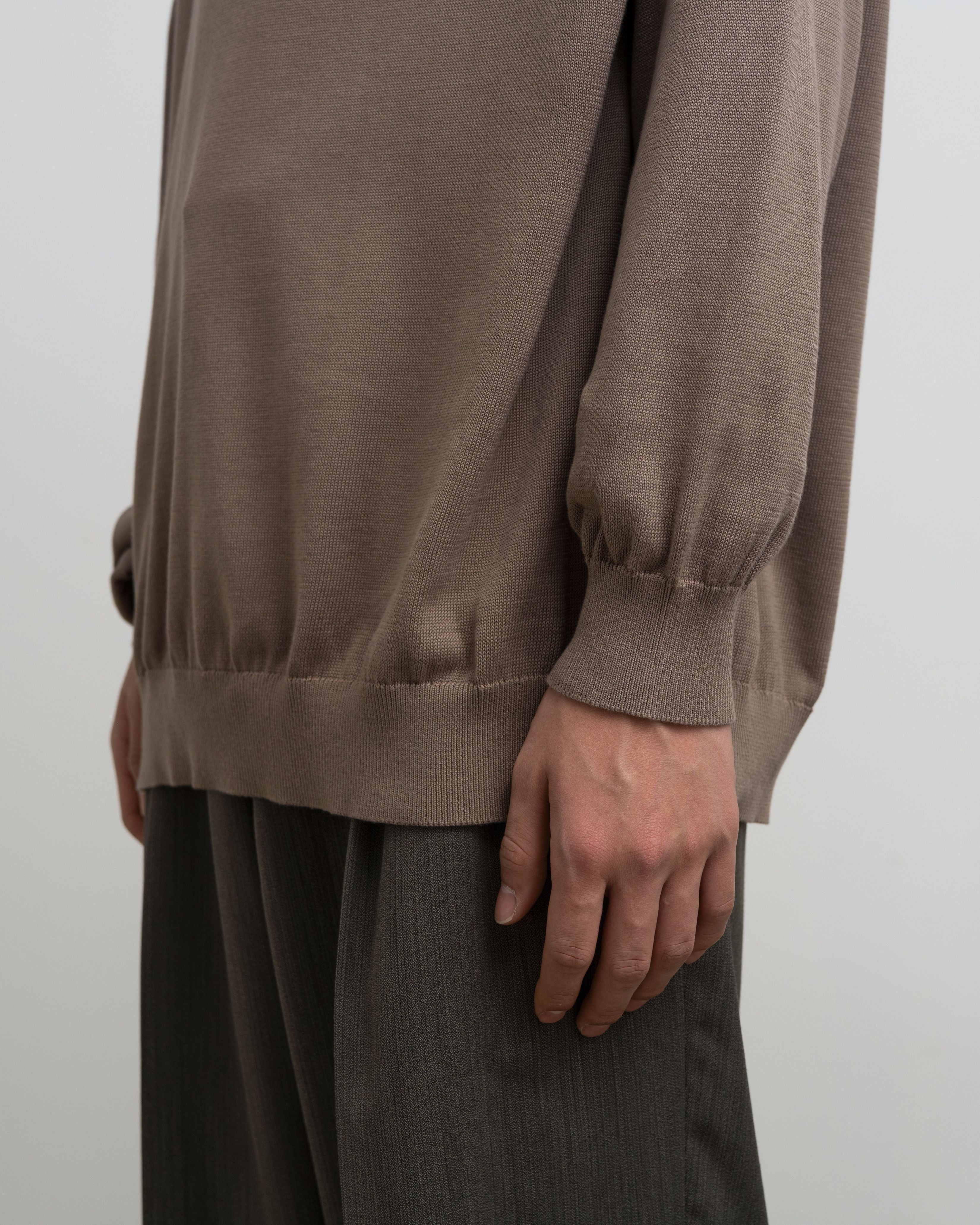 Suvin High Gauge L/S Crew Neck Knit
