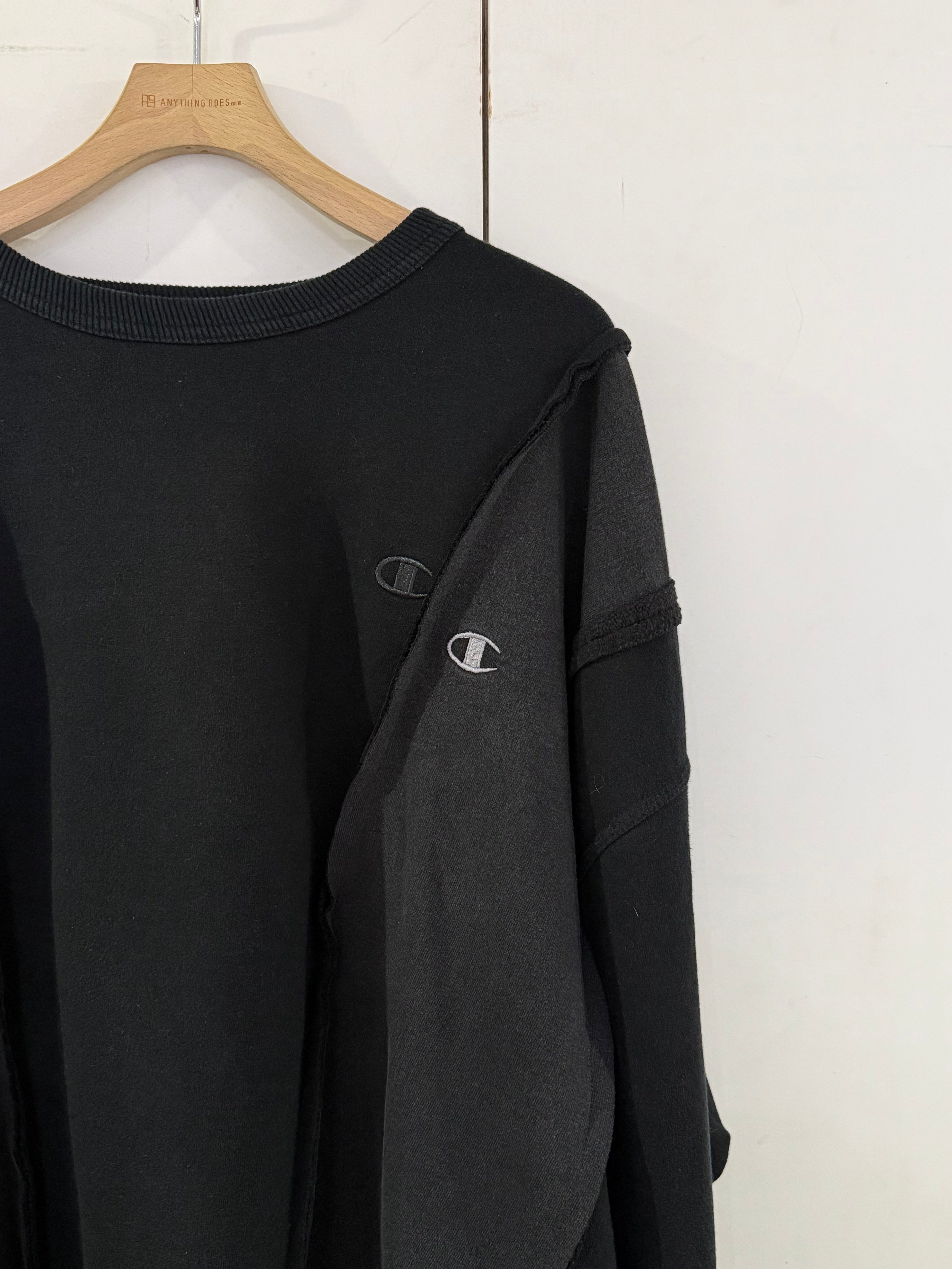 【7/2発売】Wide Champ Sweat BLACK ②