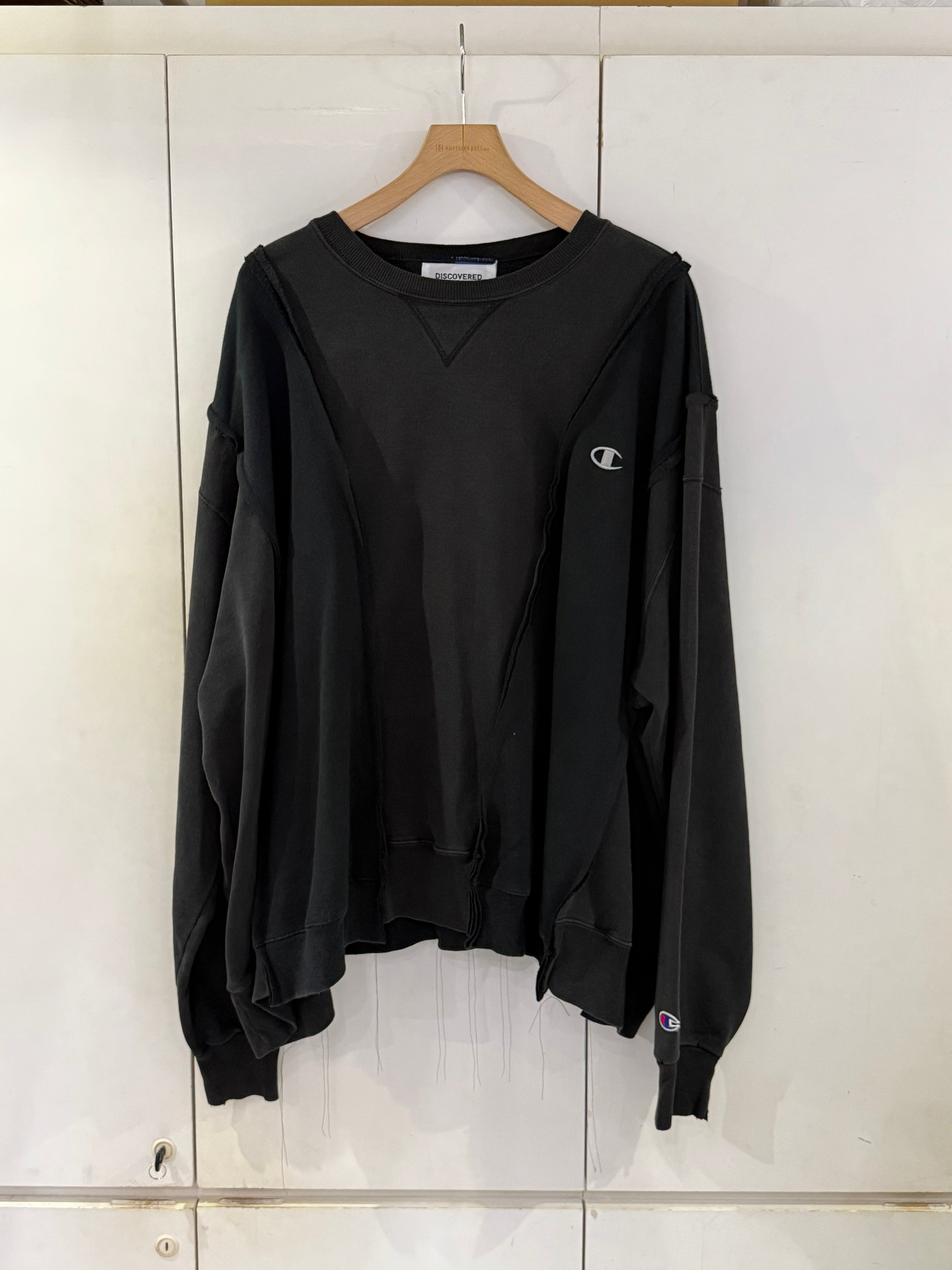 【7/2発売】Wide Champ Sweat BLACK ③