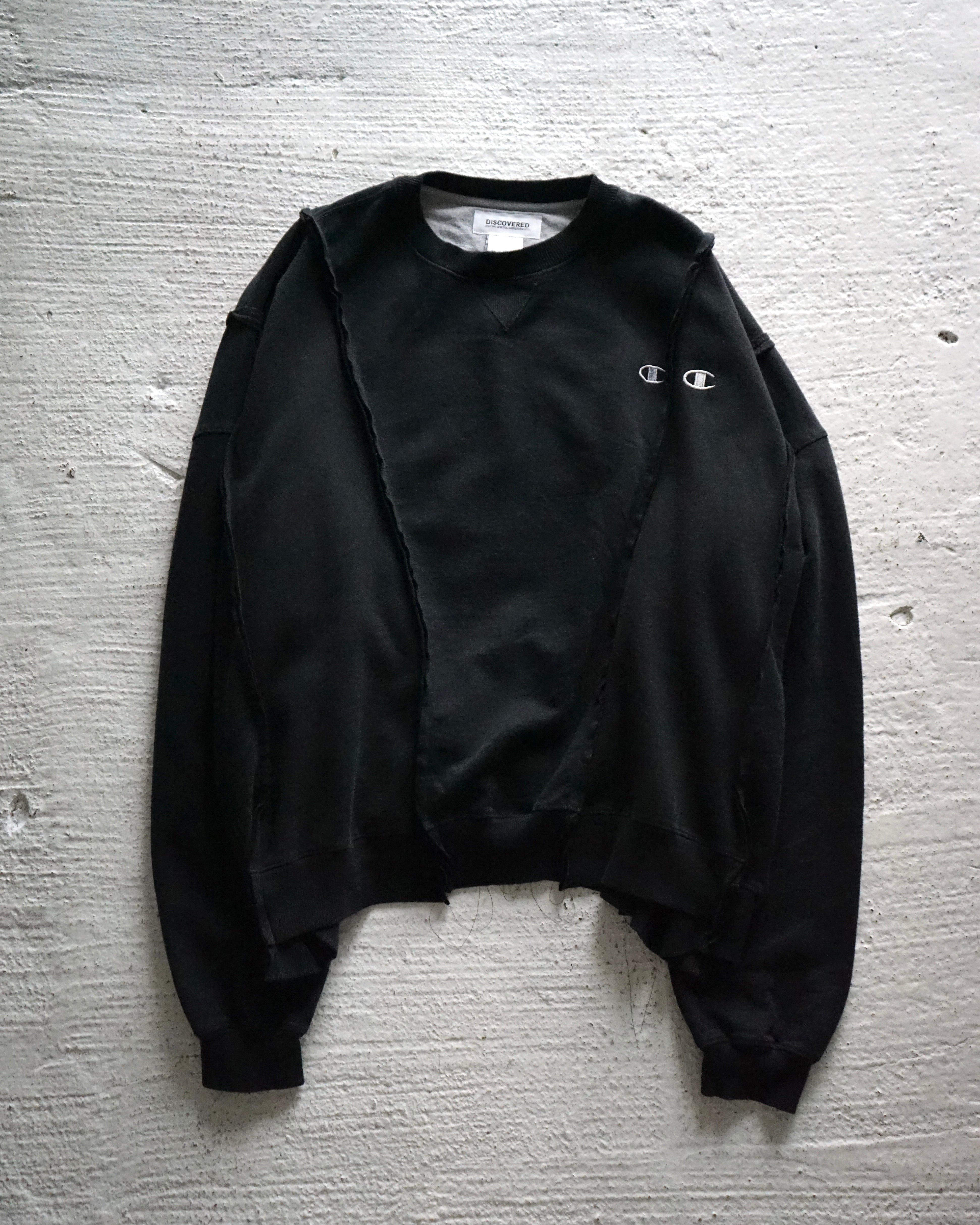 Wide Champ Sweat BLACK ①