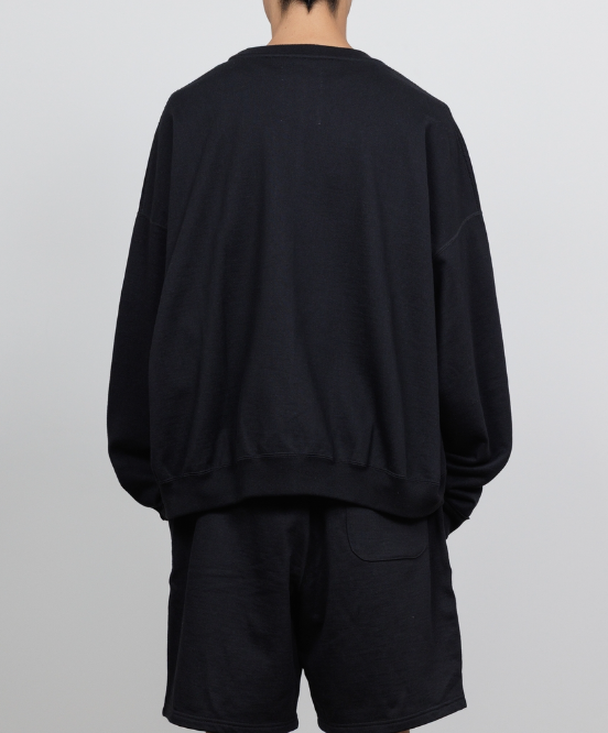 【Limited】ORGANIC COTTON HEAVY FLEECE HUGE SWEAT SHORT