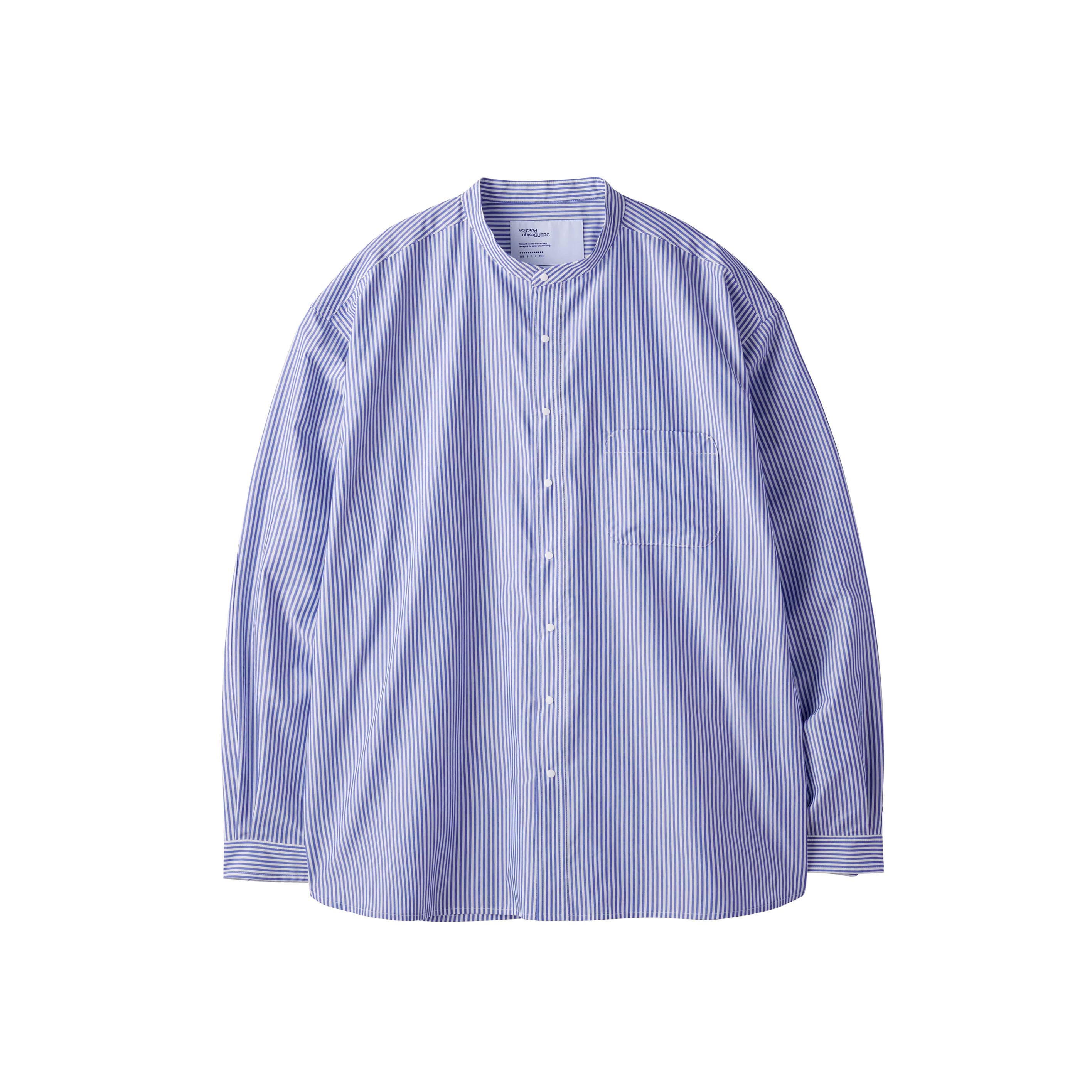 【9月12日(土) 発売】BAND COLLAR SHIRT L/S