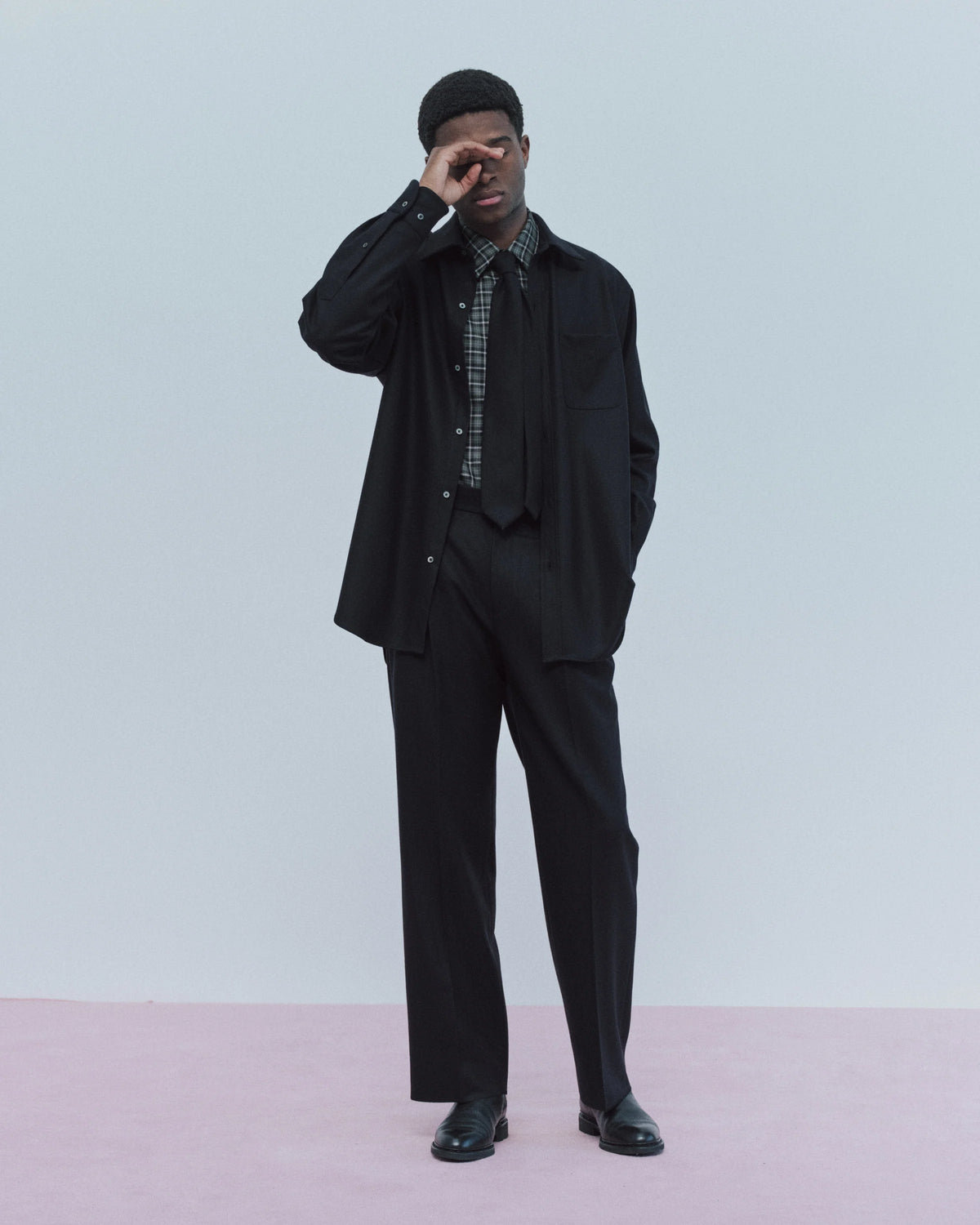 【10/29(木)発売】2/2/96 WOOL FLANNEL REGULAR FIT DRESS SHIRT