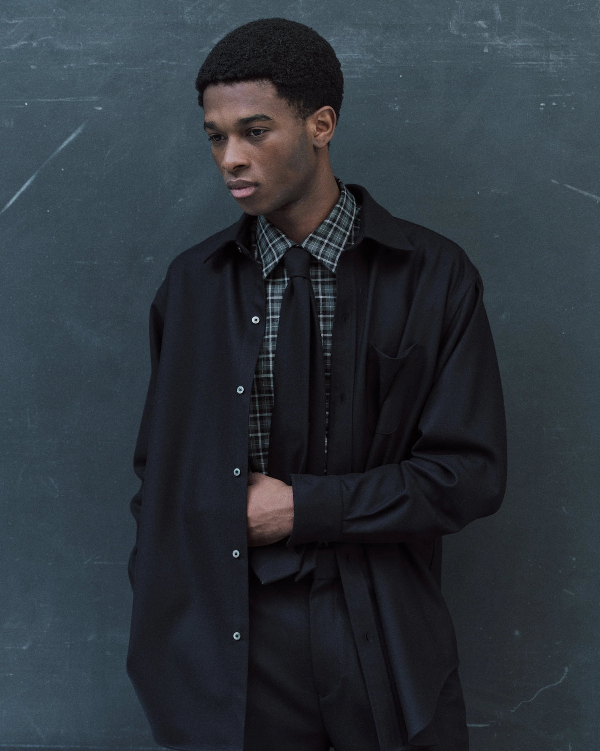 【10/29(木)発売】2/2/96 WOOL FLANNEL REGULAR FIT DRESS SHIRT
