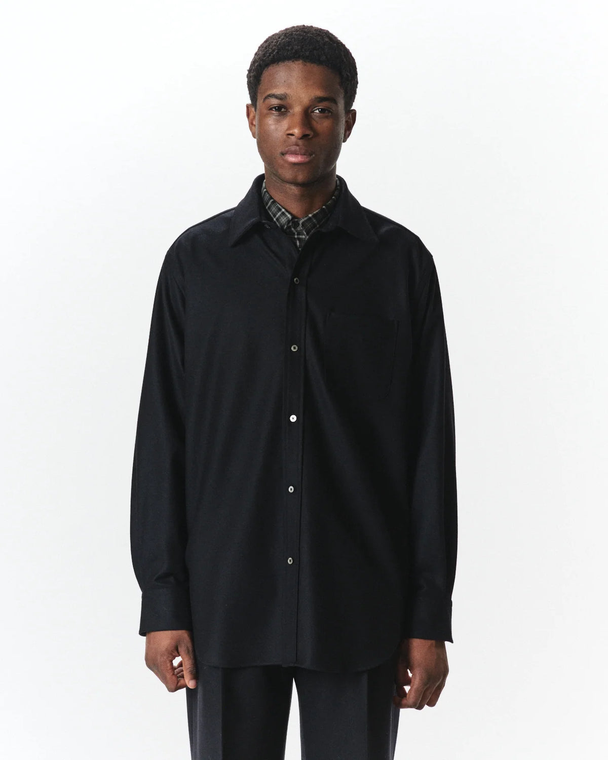 【10/29(木)発売】2/2/96 WOOL FLANNEL REGULAR FIT DRESS SHIRT