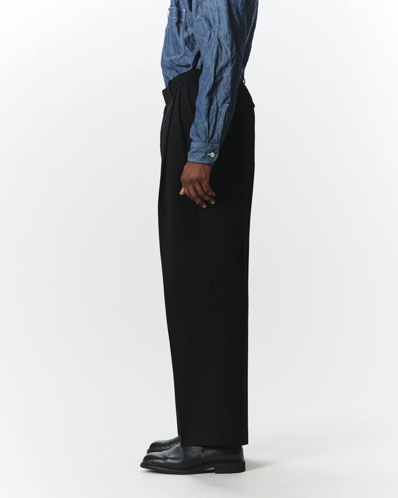 【8/6(木)発売】ORGANIC WOOL SURVIVAL CLOTH® DOUBLE PLEATED SEMI EASY TROUSERS
