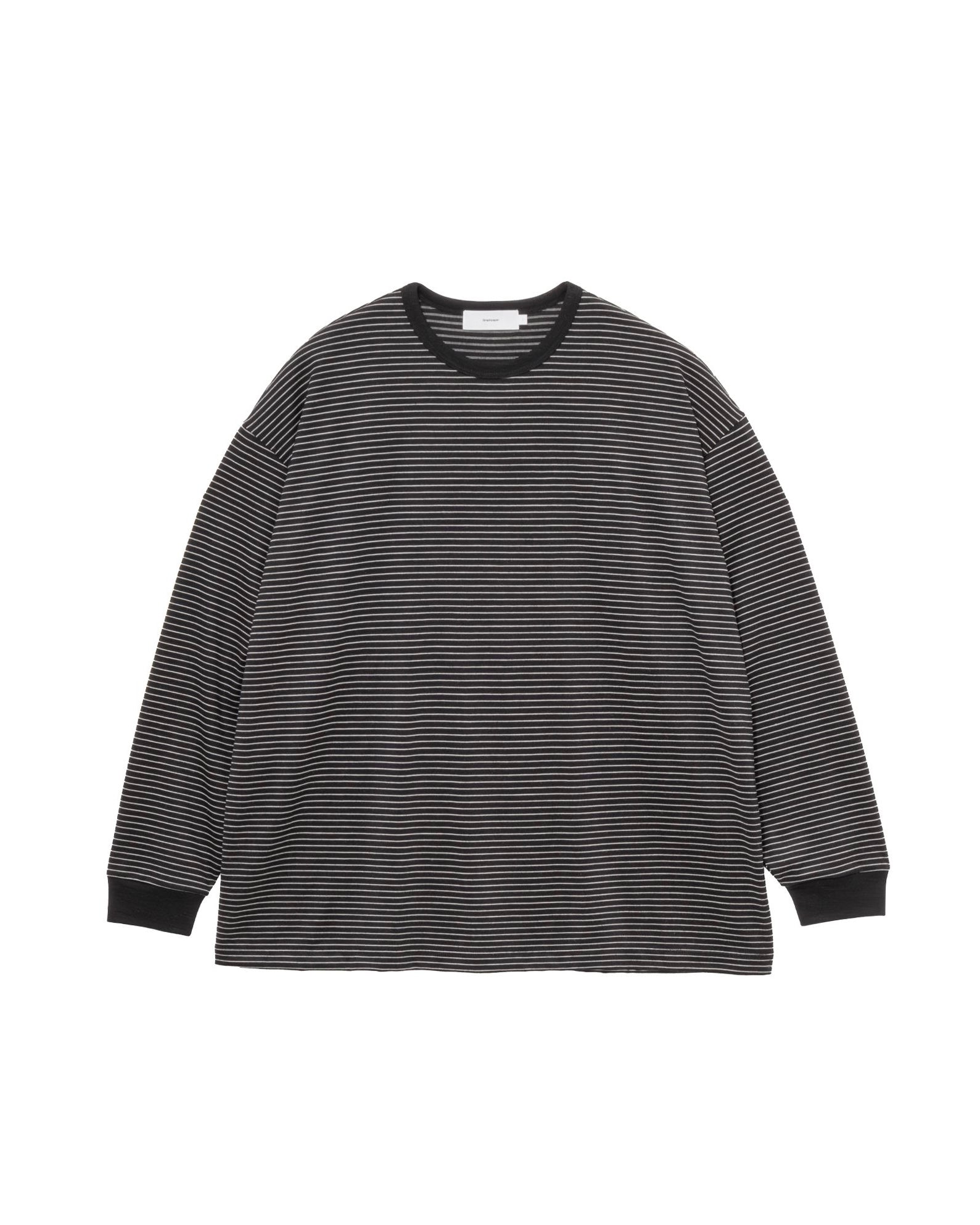 【9/5(土)発売】Fine Wool Border L/S Crew Neck Tee
