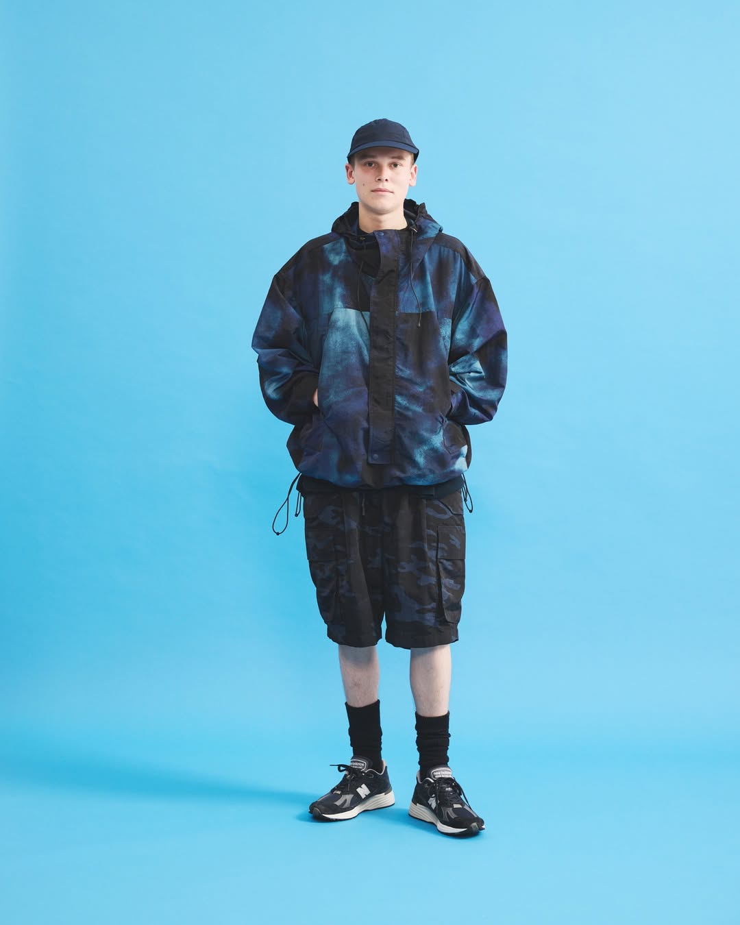 OG TIEDYE NYLON PULL OVER JACKET