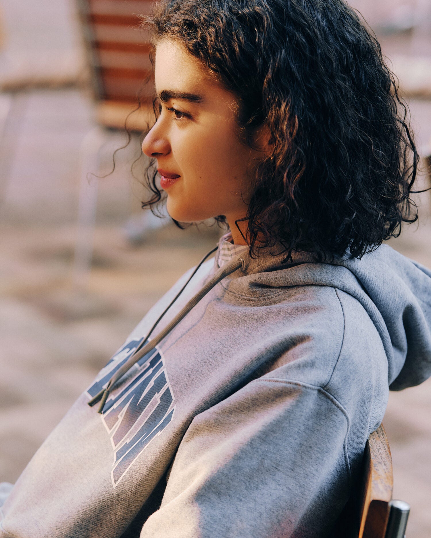 College Logo Hoodie