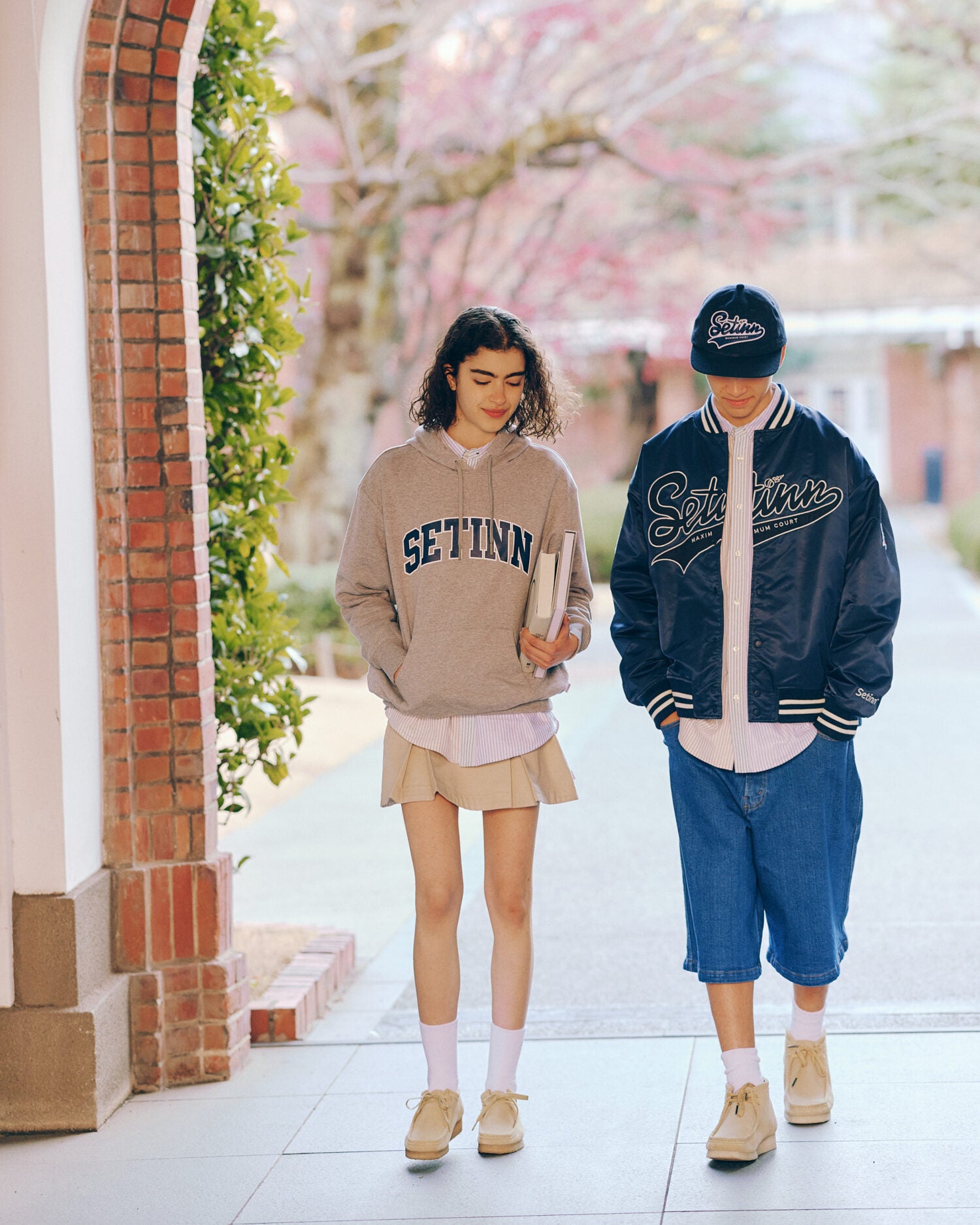 College Logo Hoodie