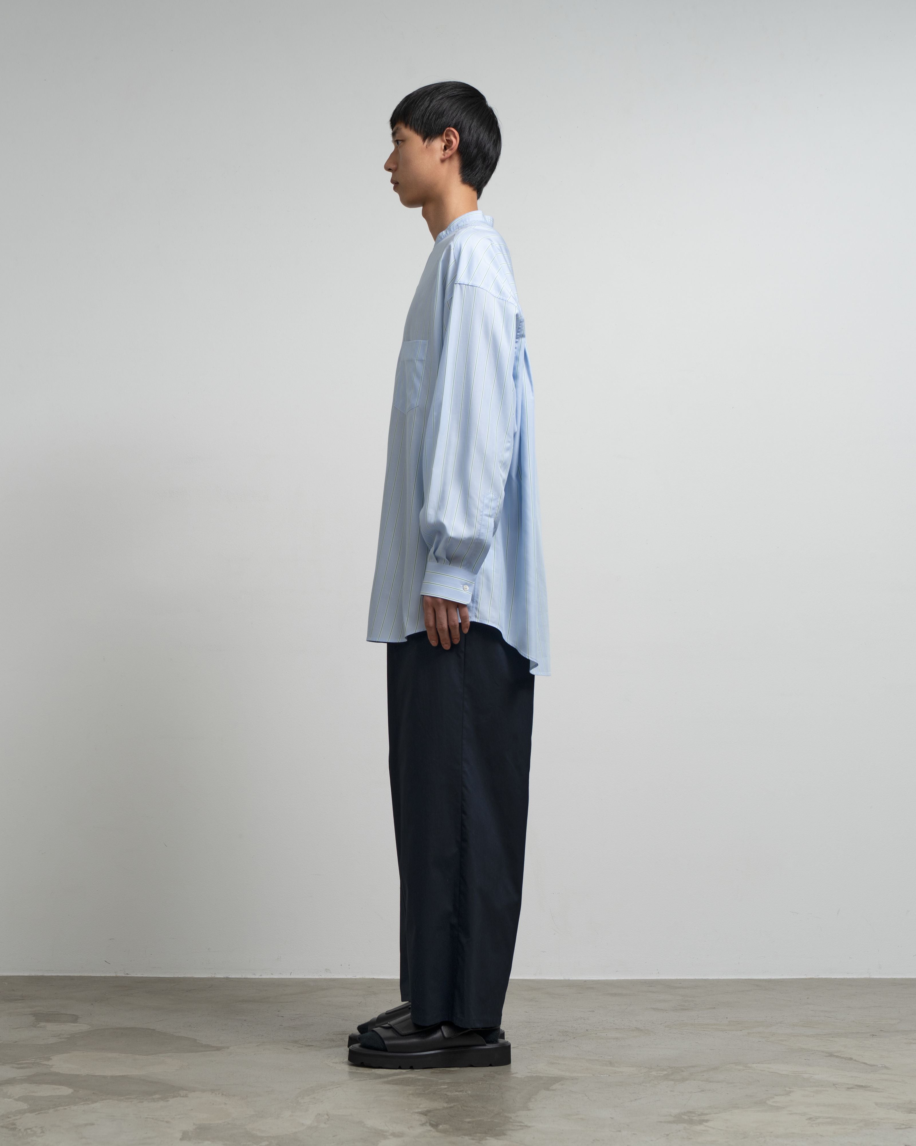 【6/6(土)発売】SIDOGRAS L/S Oversized Band Collar Shirt