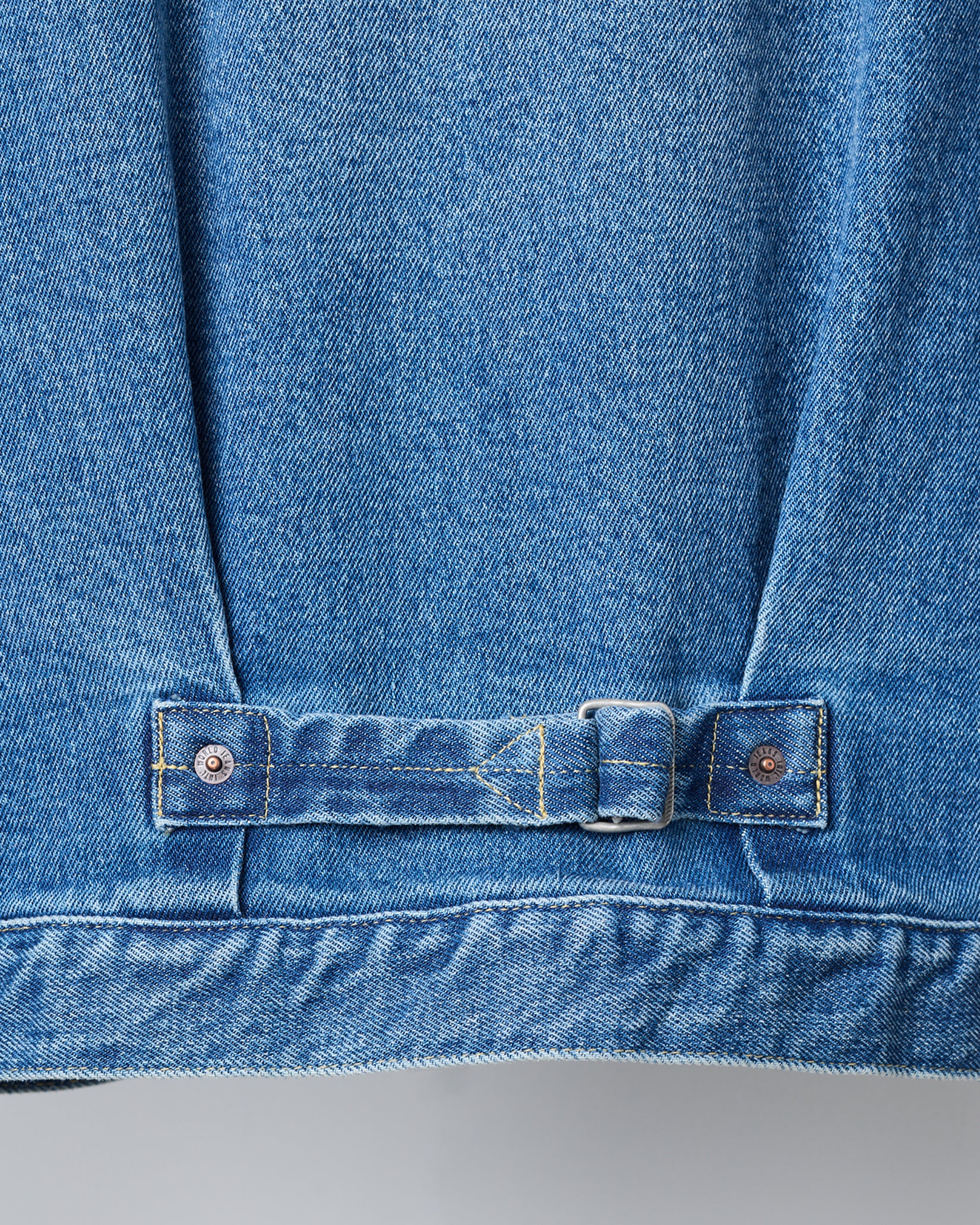 【8/8(土)発売】Leather Collar Denim Jacket