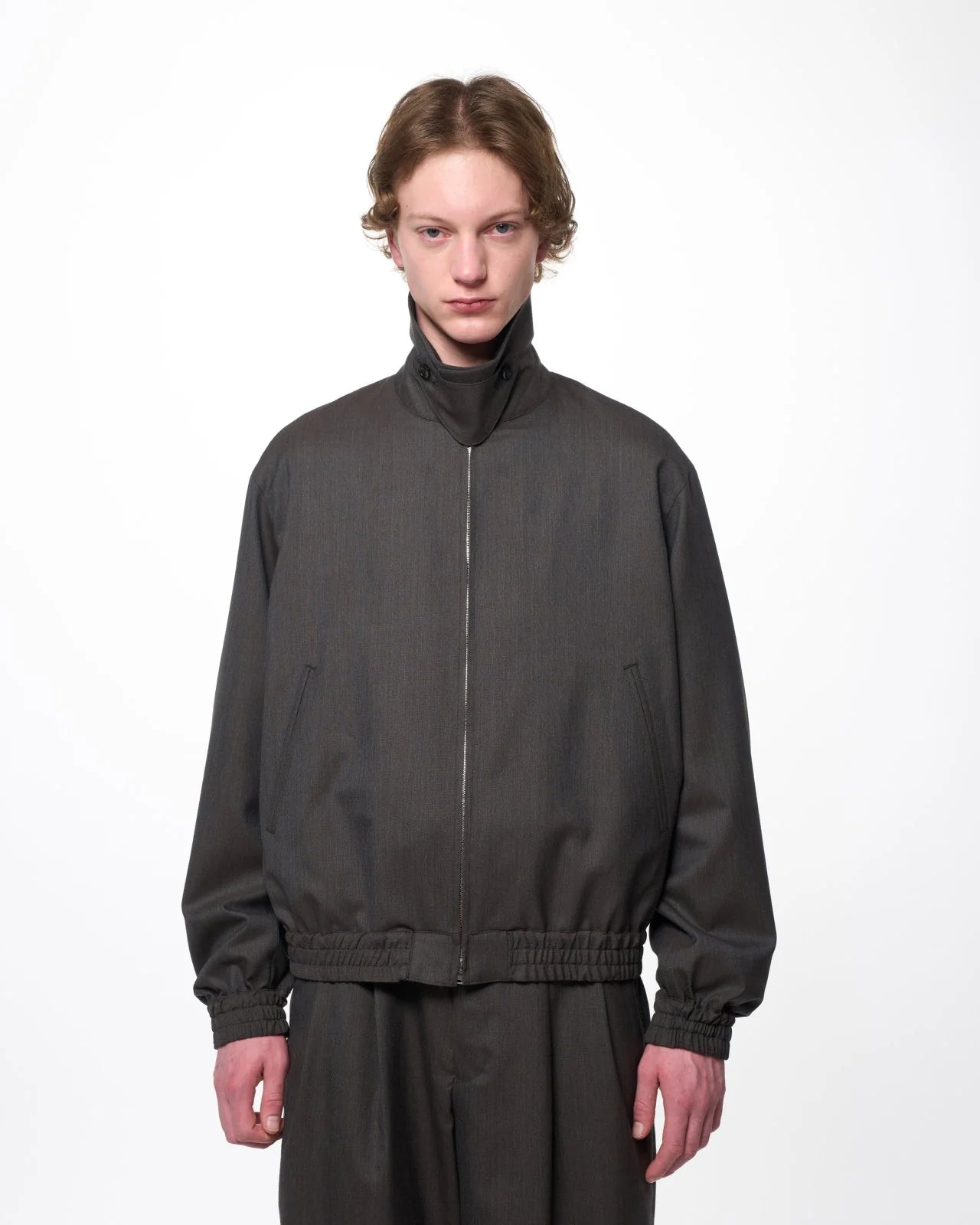 【7/23(木)発売】2/60 WOOL TROPICAL MELANGE ZIP BLOUSON