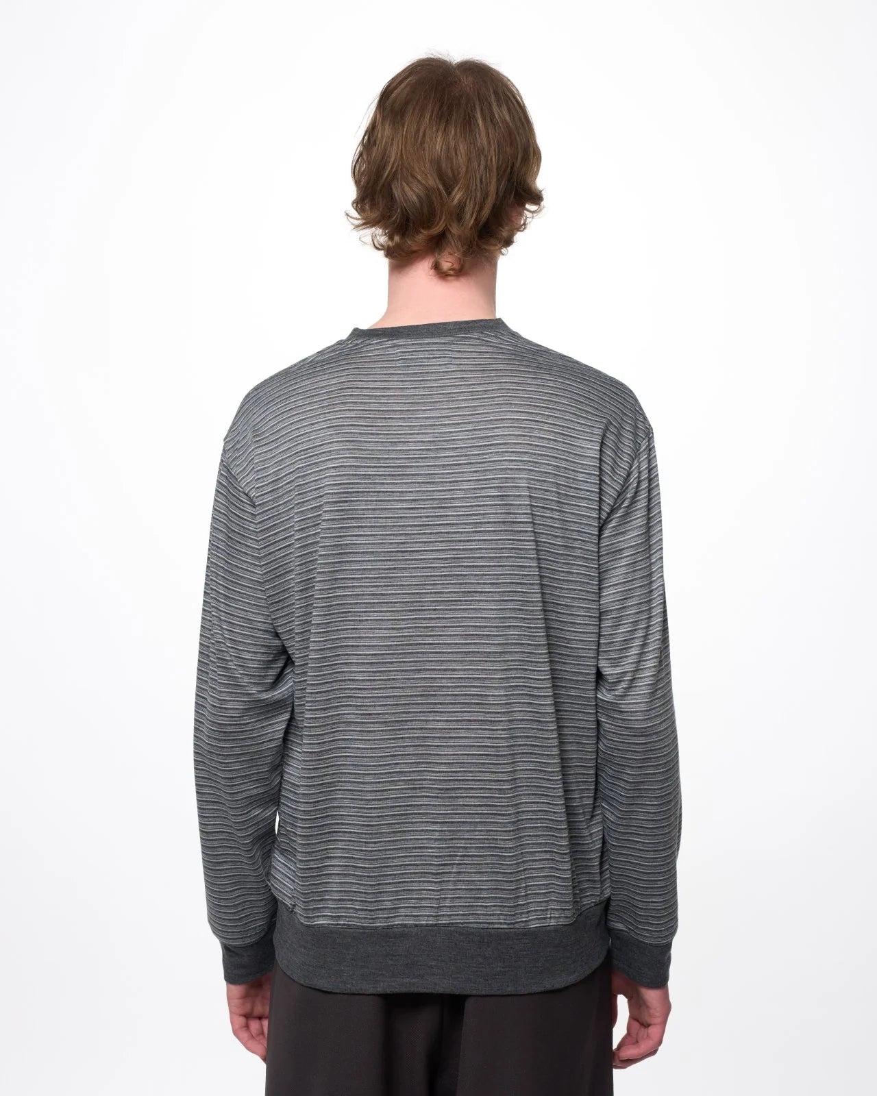 【7/23(木)発売】SUPER 120s WASHABLE WOOL JERSEY CREW NECK L/S TEE