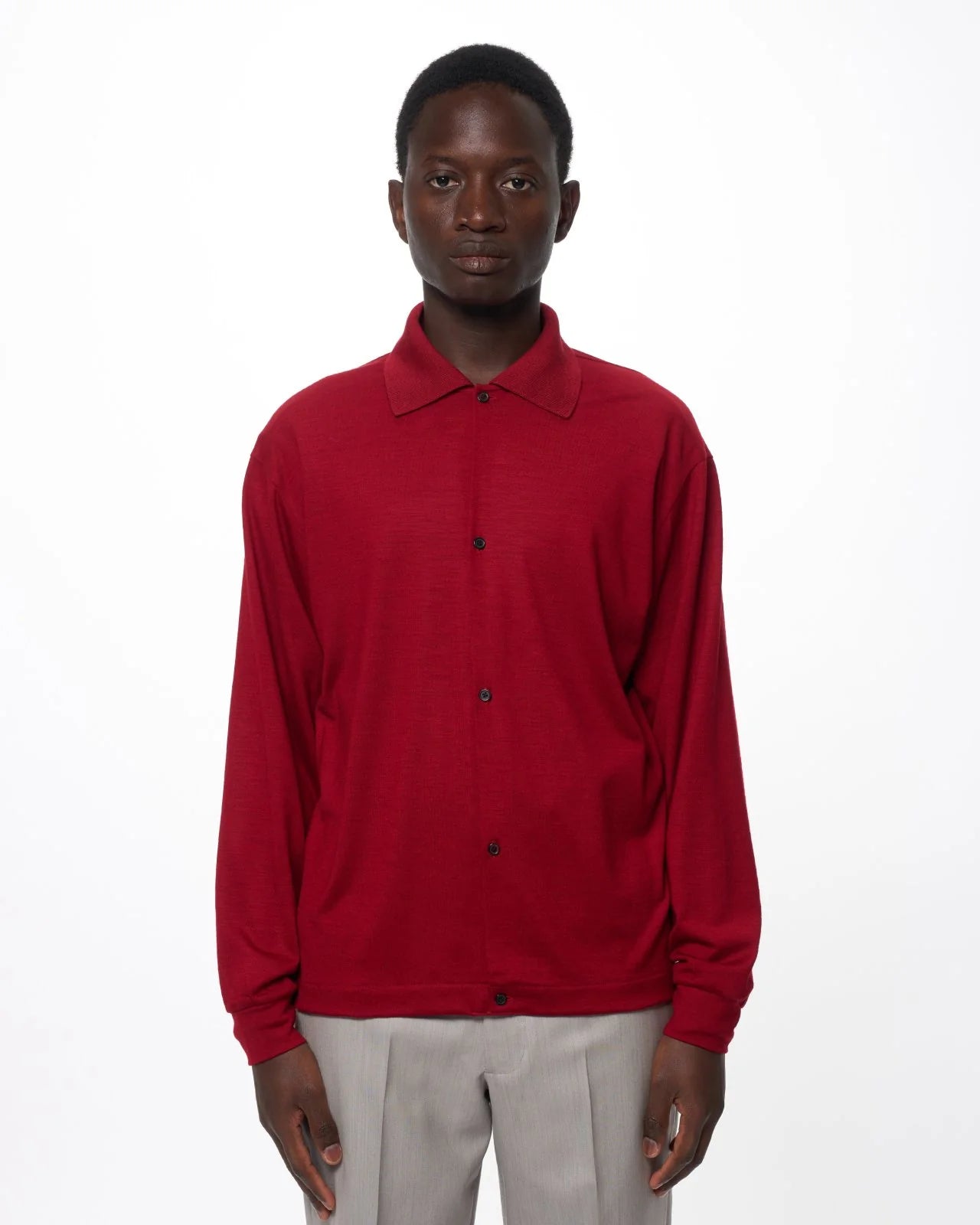 【8/20(水)発売】SUPER 100s WASHABLE WOOL JERSEY SHIRT CARDIGAN