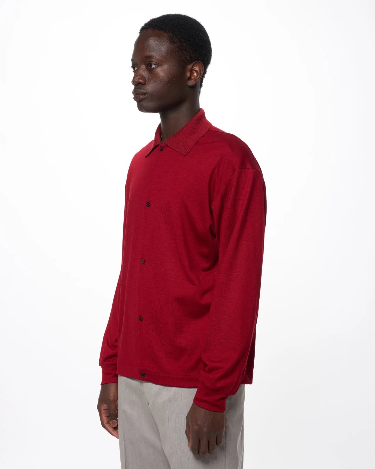【8/20(水)発売】SUPER 100s WASHABLE WOOL JERSEY SHIRT CARDIGAN