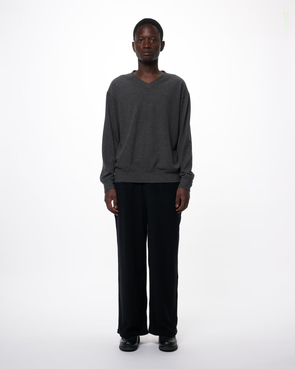【10/23(金)発売】SUPER 180s MILLED WOOL JERSEY V-NECK L/S TEE