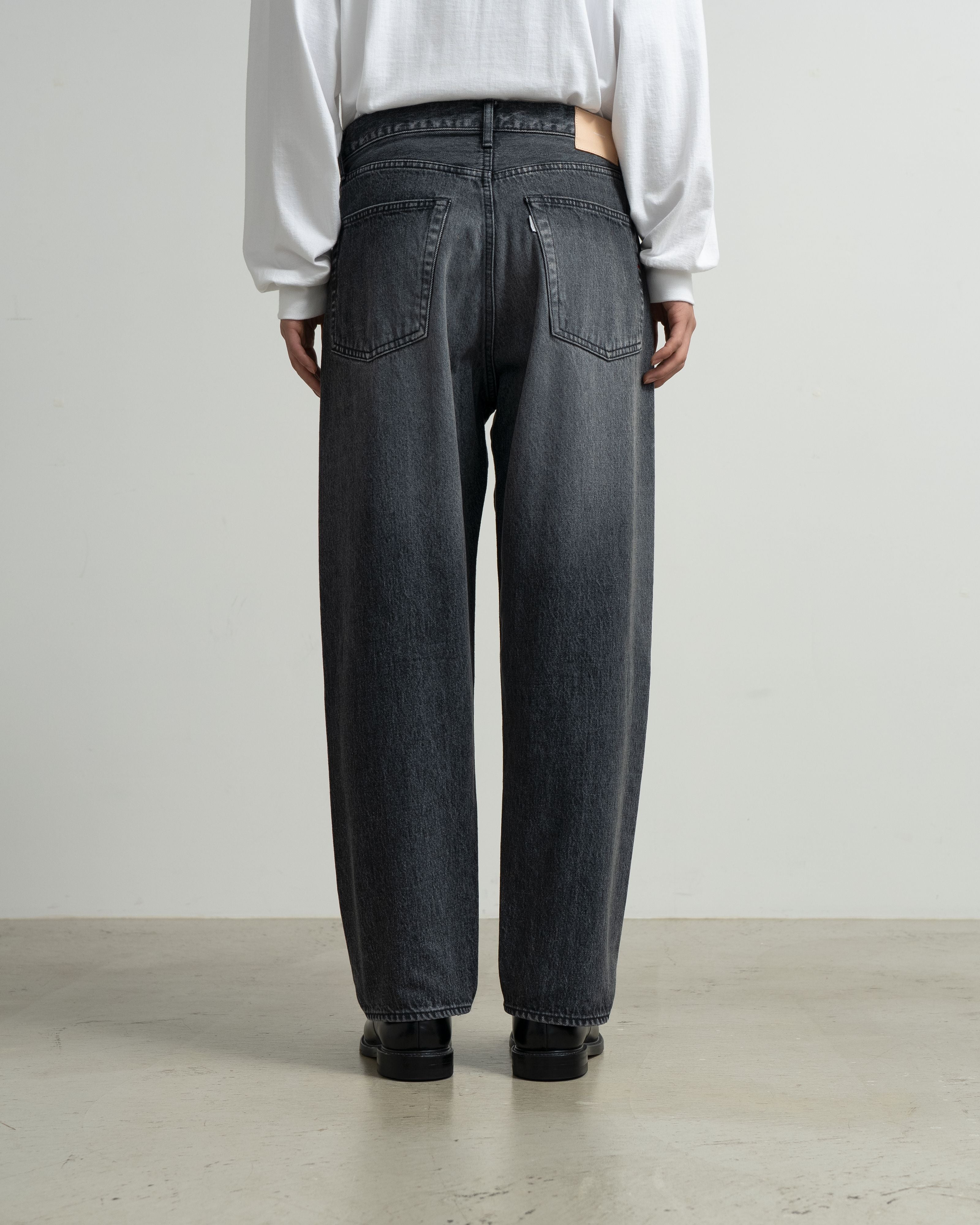 Selvage Denim Five Pocket Tapered Pants -LIGHT FADE-
