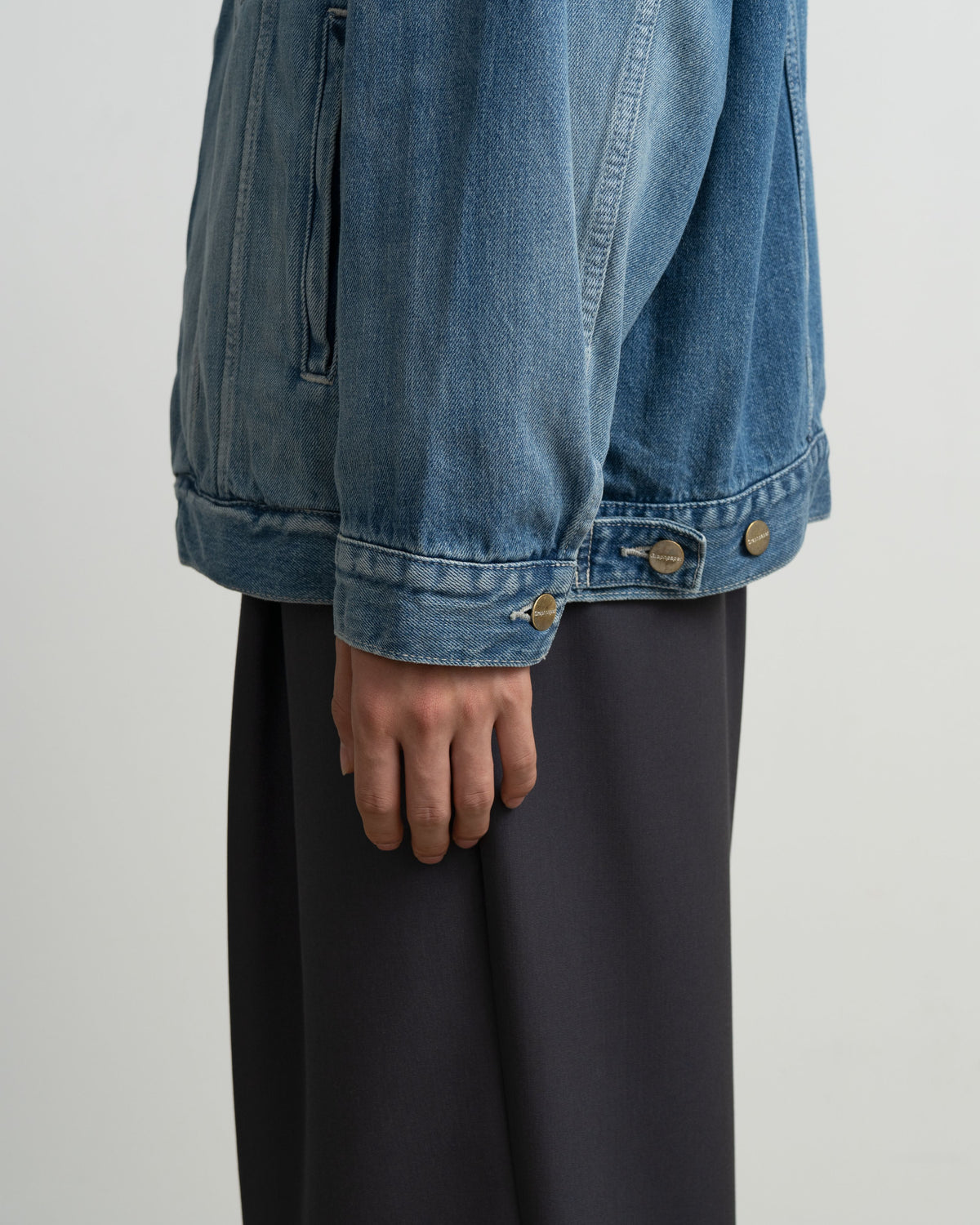 Selvage Denim Trucker Jacket -LIGHT FADE-