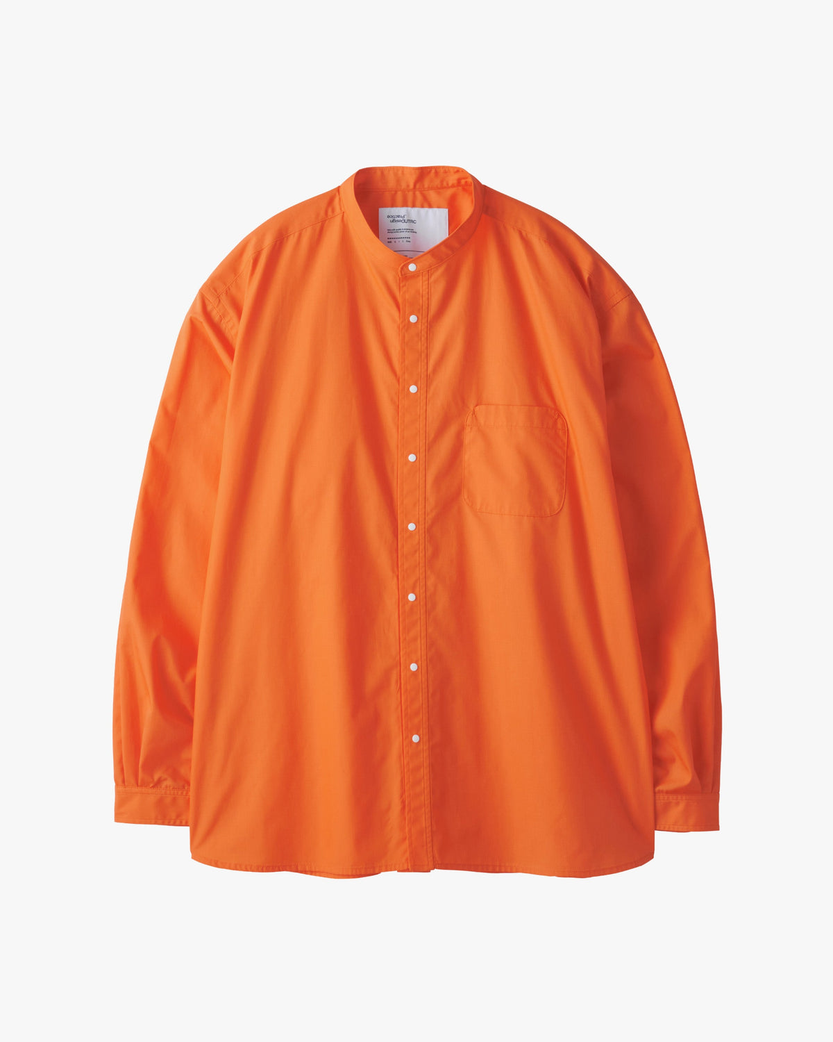 BAND COLLAR SHIRT L/S