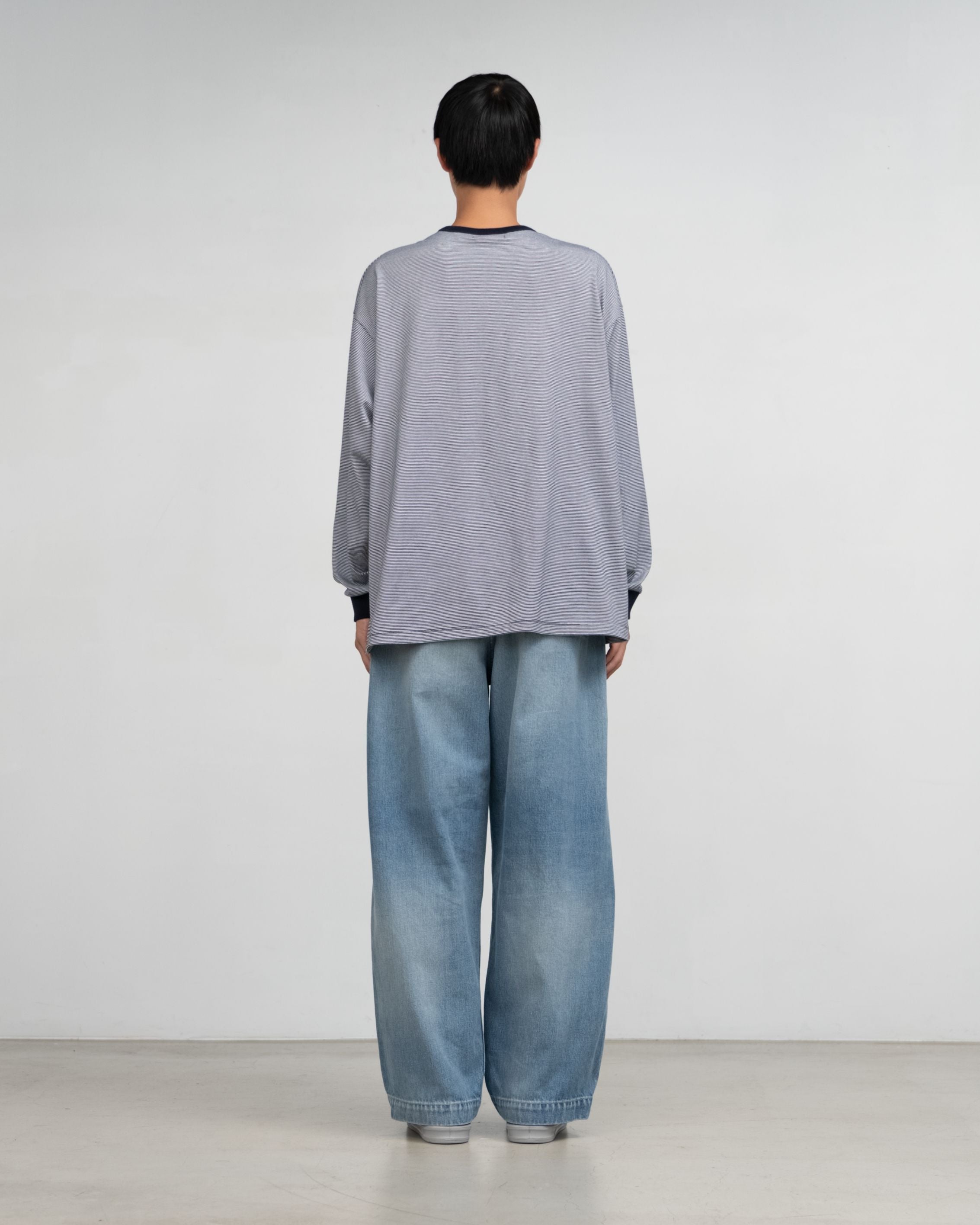 Selvage Denim Belted Pants(LIGHT FADE)