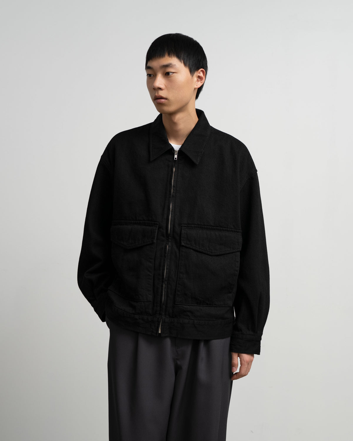 Selvage Denim Zip Jacket