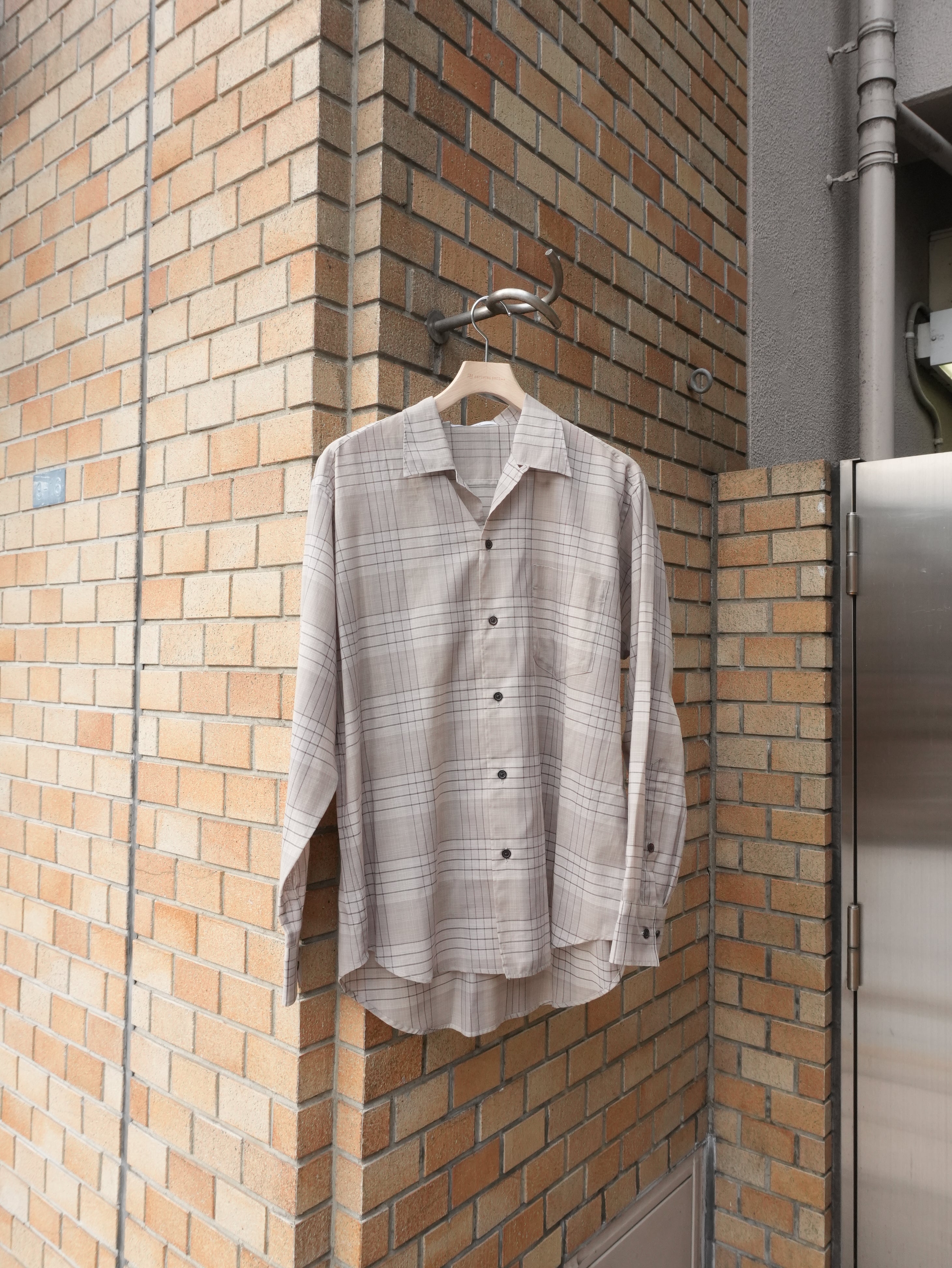 【26SS】60/1 ORGANIC COTTON HIGH TWISTED LOAN OPEN COLLAR L/S SHIRT