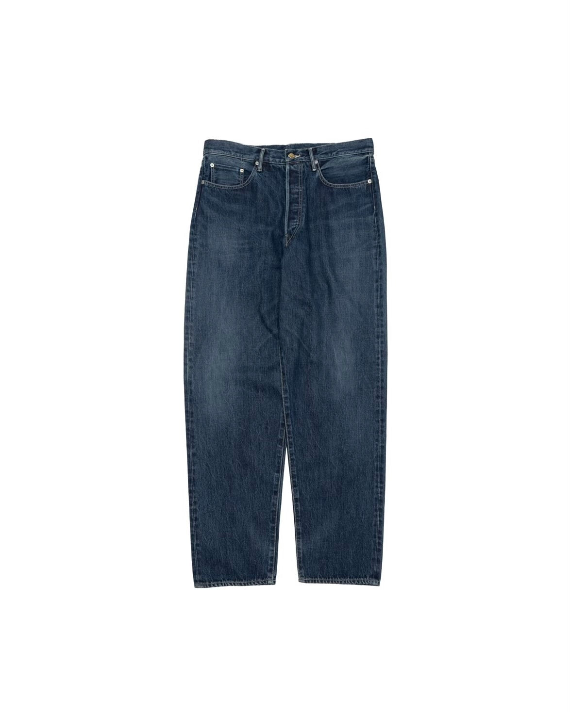 Selvage Denim Five Pocket Tapered Pants(DARK FADE)