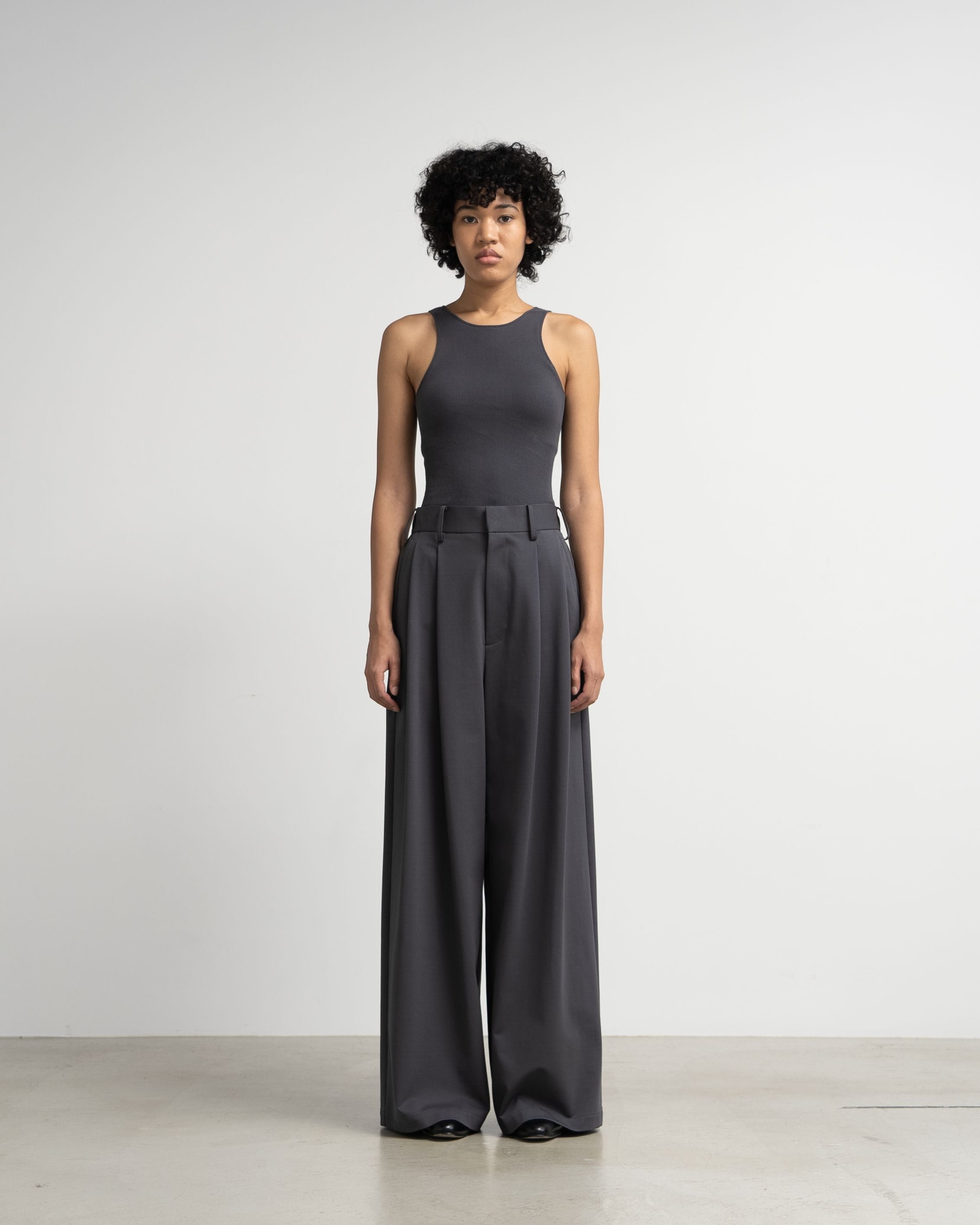 【7/11(土)発売】Compact Ponte Two Tuck Wide Pants