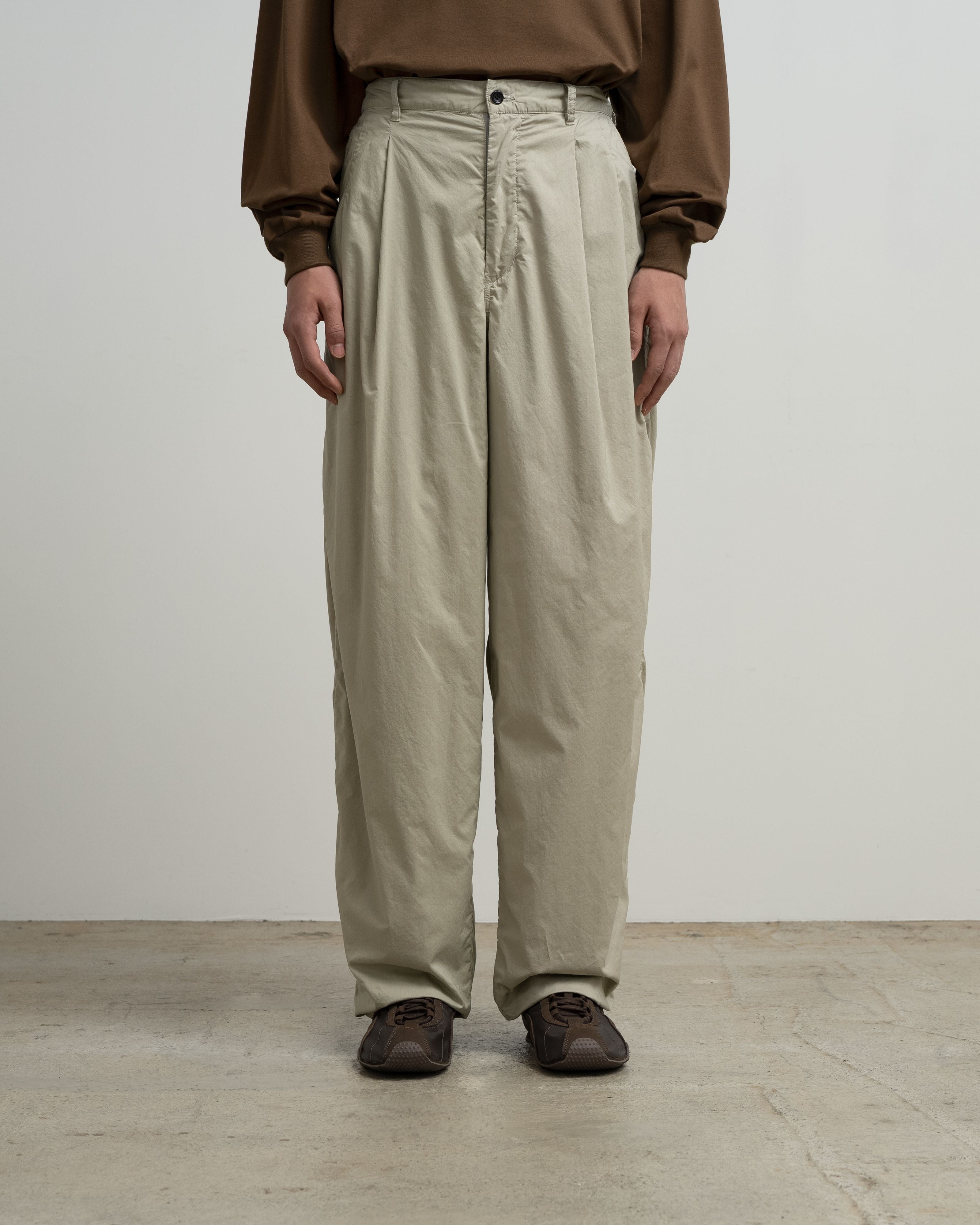 【8/1(土)発売】Garment Dyed Typewriter Oversized Slacks