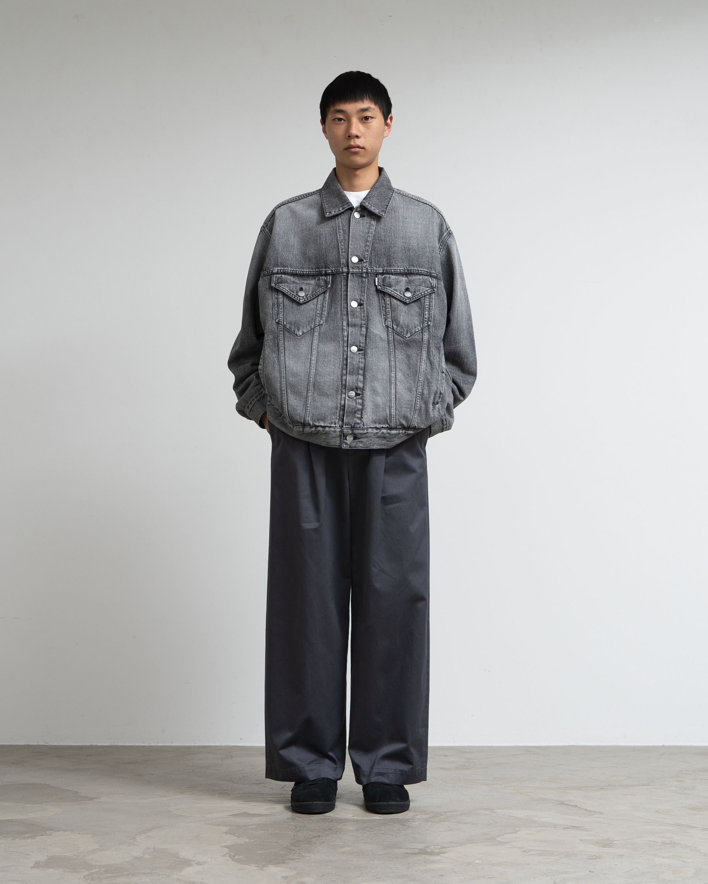 Selvage Denim Trucker Jacket(LIGHT FADE)