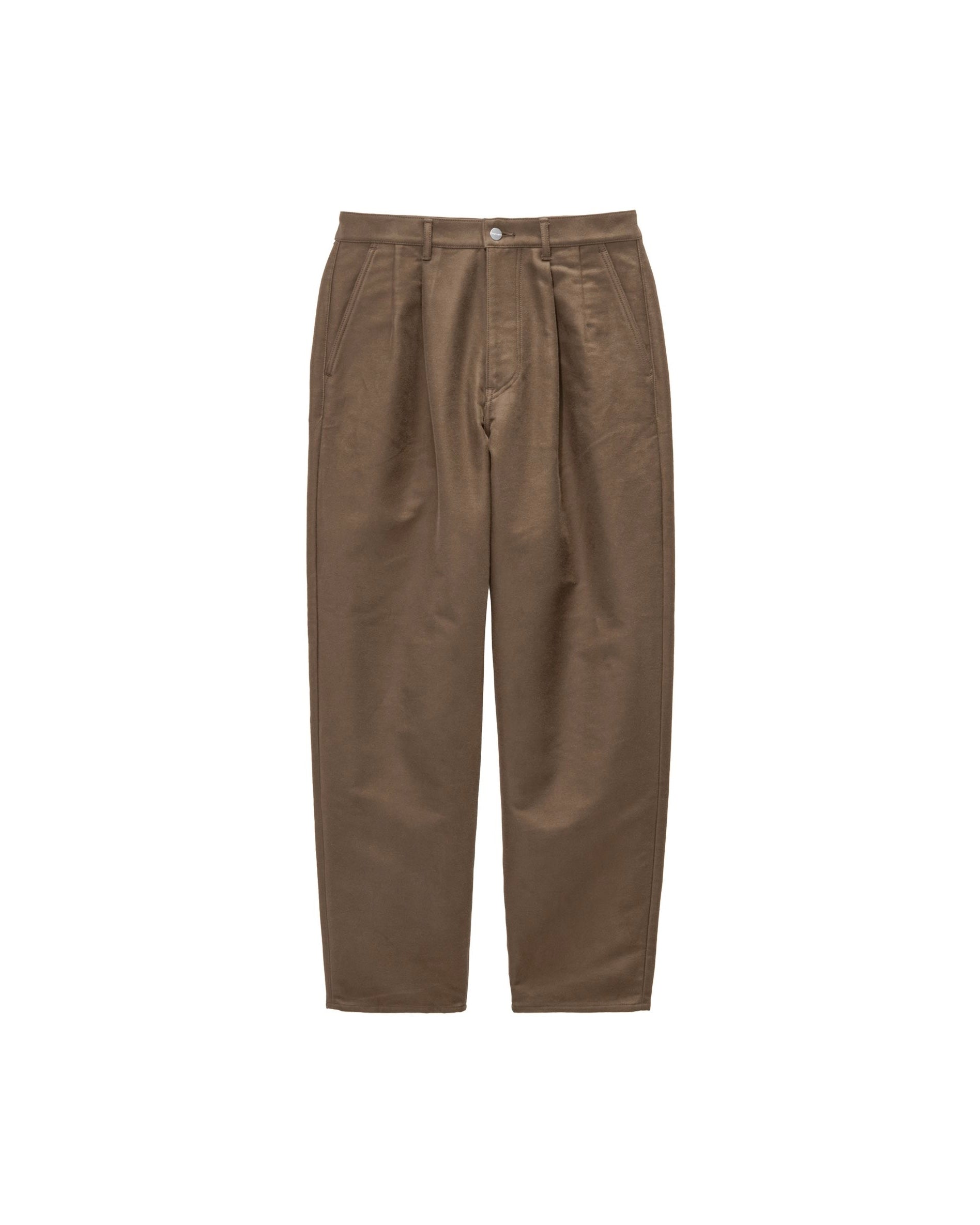 【8/8(土)発売】Cotton Double Serge Two Tuck Tapered Pants
