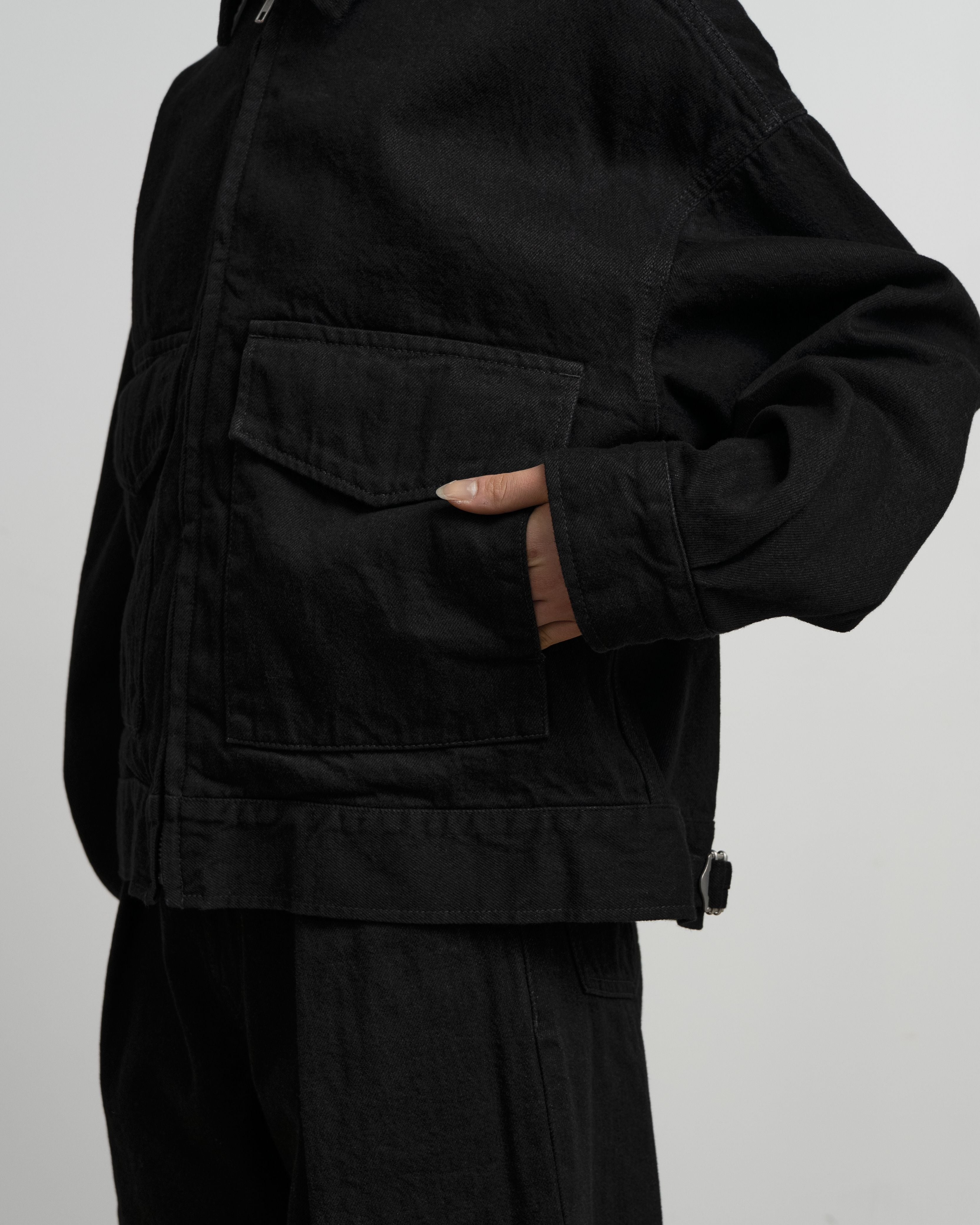 Selvage Denim Zip Jacket