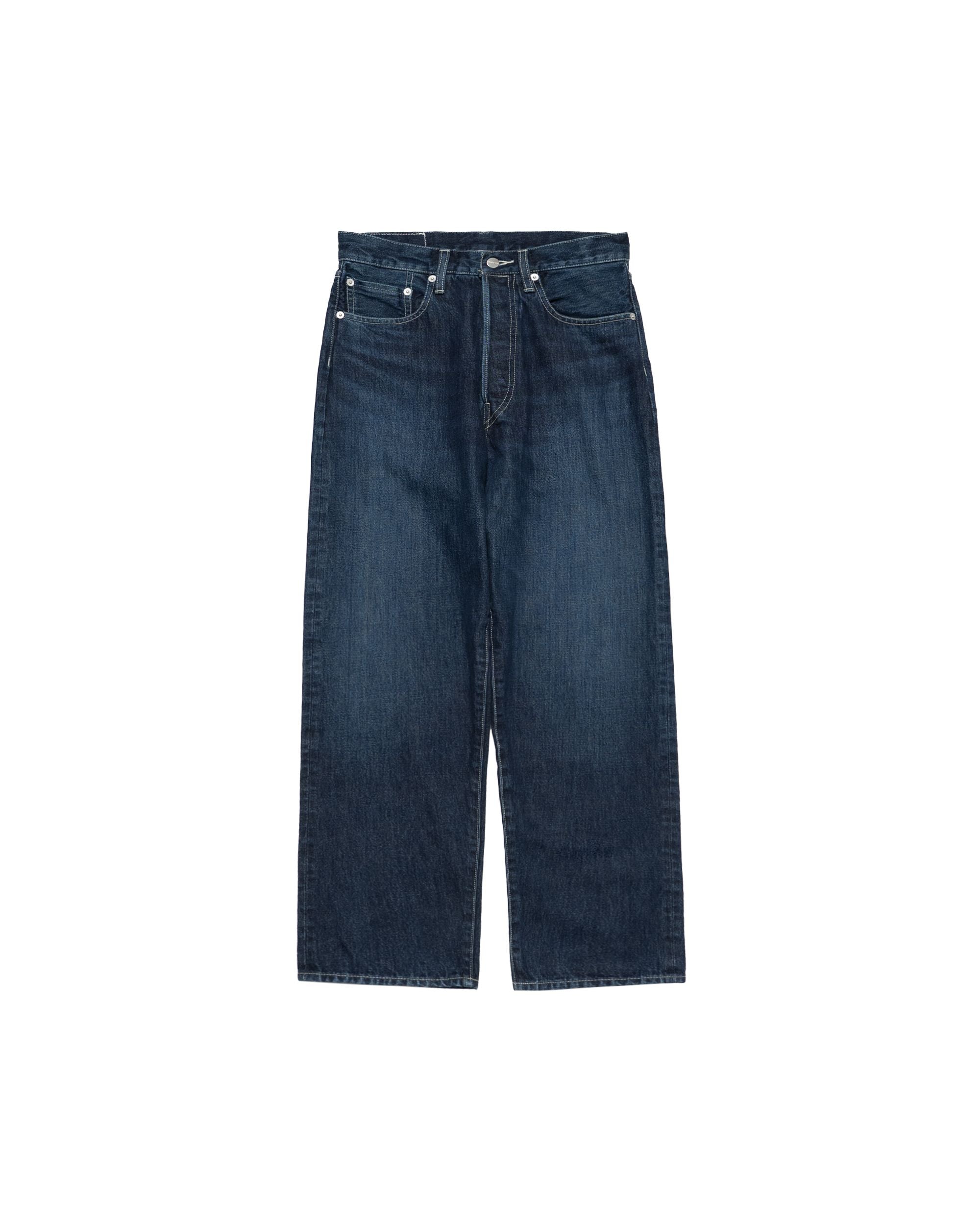 【7/25(土)発売】Selvage Denim Five Pocket Wide Straight Pants -DARK FADE-